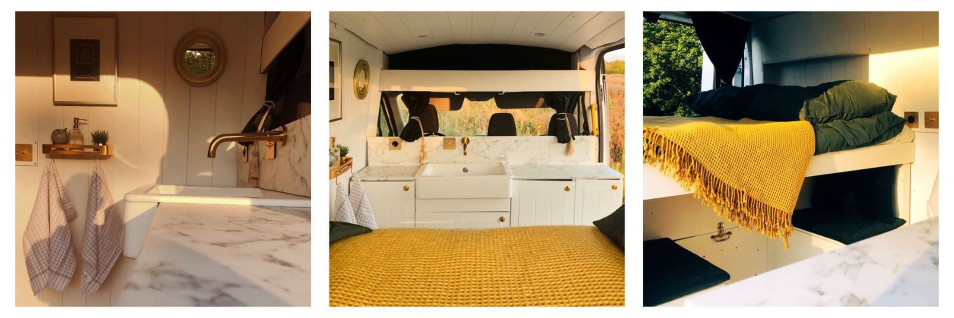 Selbstausgebauter Campingbus Boho Campingurlaub