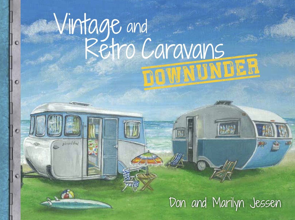 Vintage caravan at a sunny Aussie caravan park, ready for a holiday adventure.