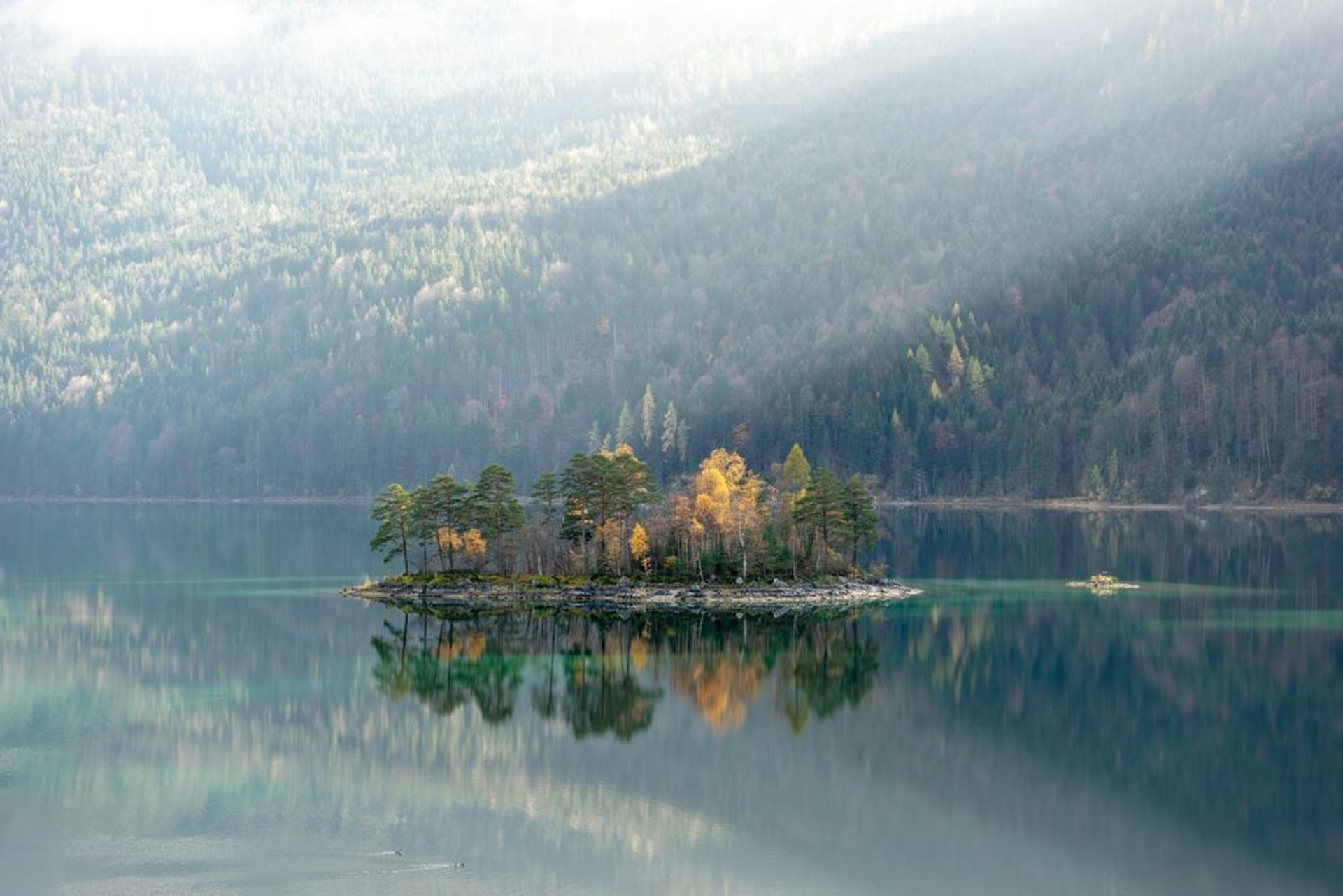 Camping im Herbst Eibsee