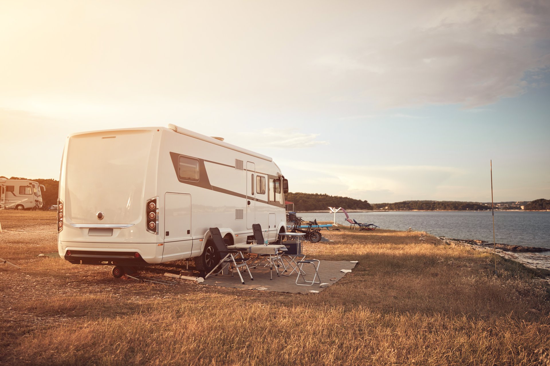 Unterwegs mit dem Camper im Herbst in Kroatien