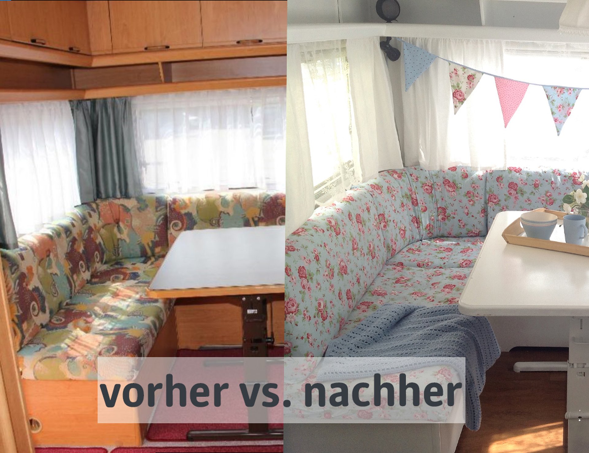 Wohnwagen-innen-verschönern vorher nachher