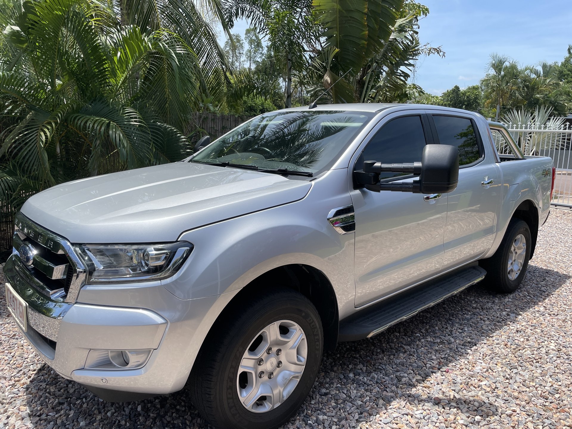 Caravan setup in the Top End, ready for a camping adventure with the Ford Ranger.