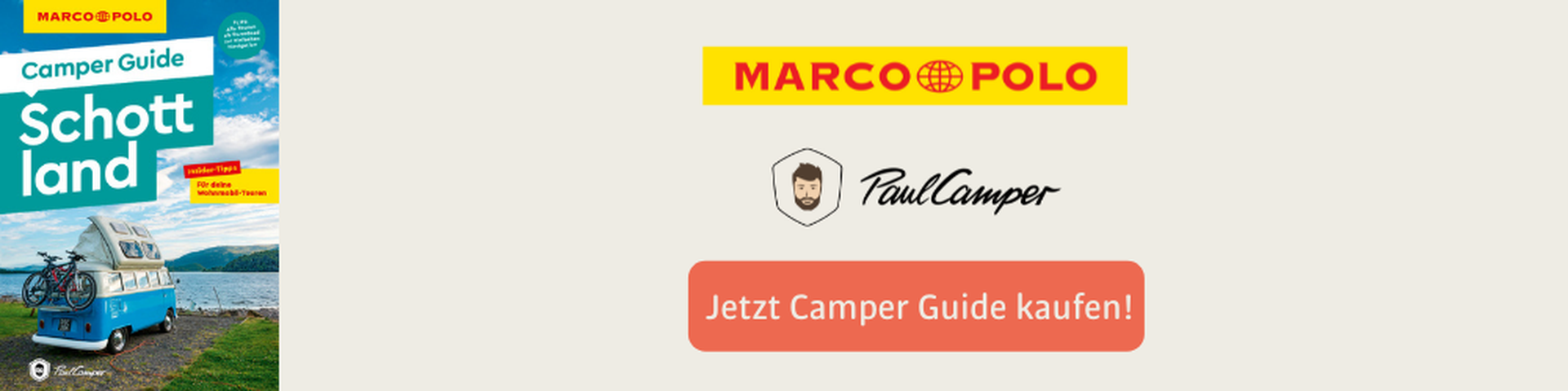 Hier endet die Route - Schottland Einklinker MARCO POLO Camper Routen