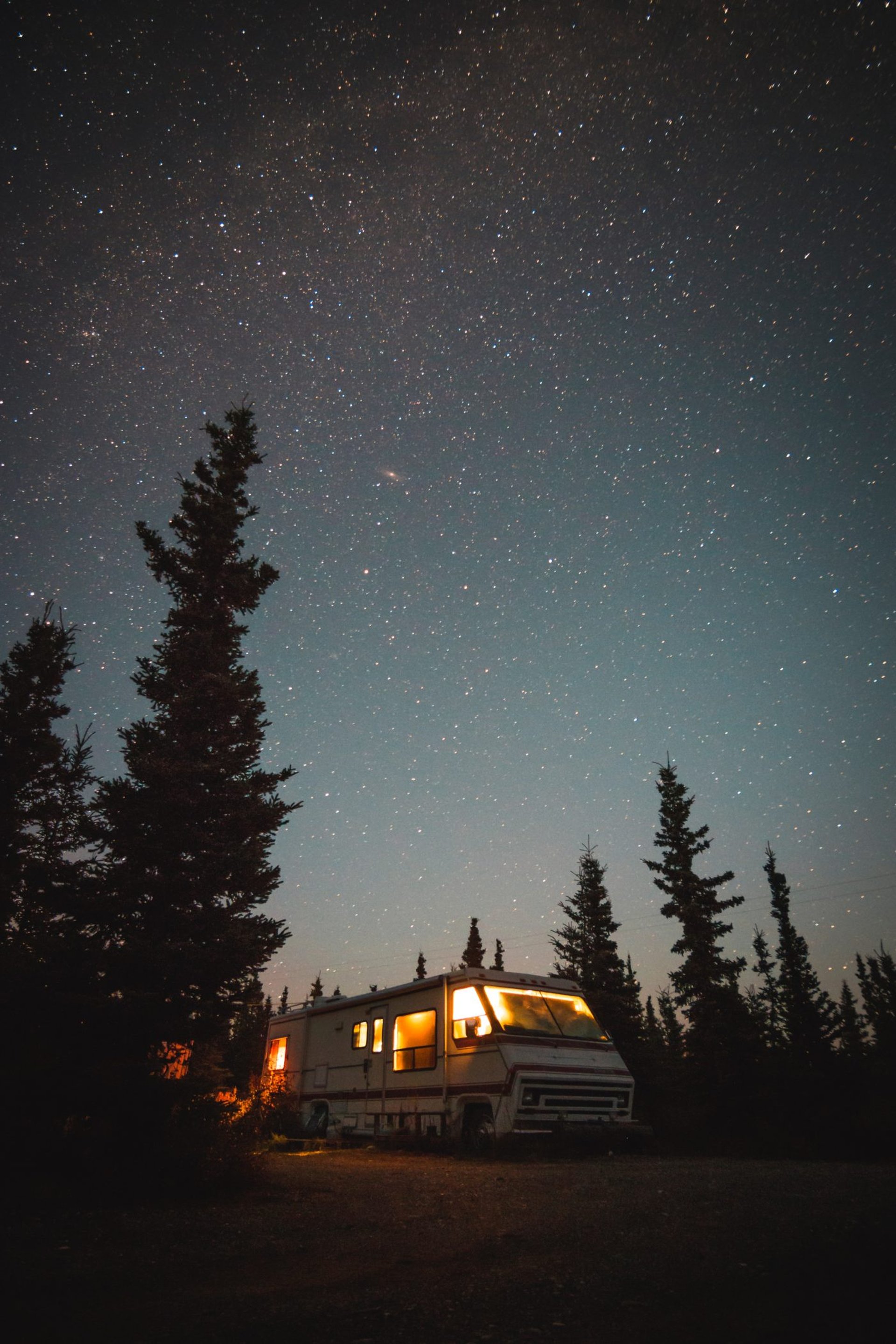 Wohnmobil Heizung in der Nacht dunkel Alkoven
