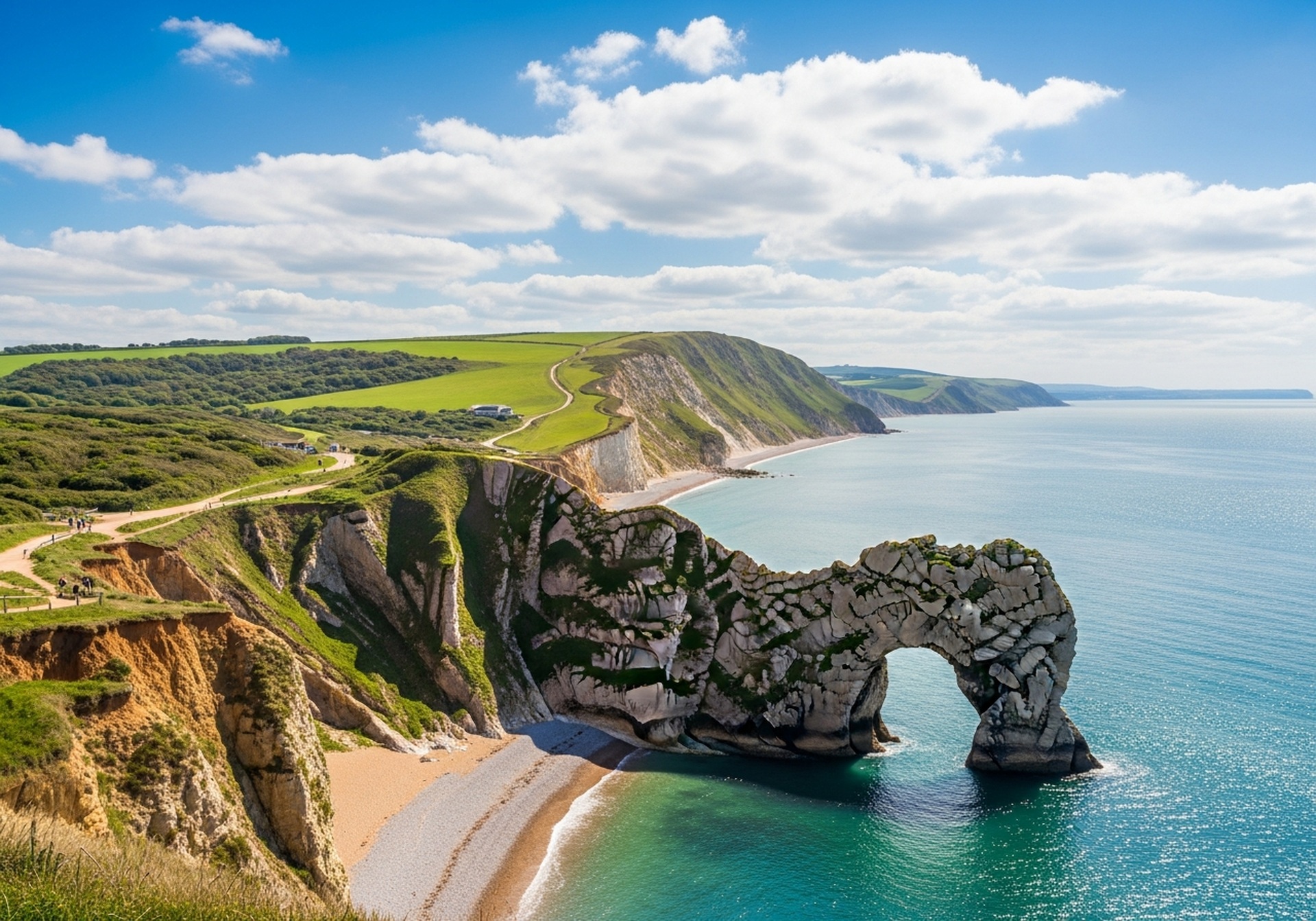 Dorset Coast — popular destination for campervan travellers