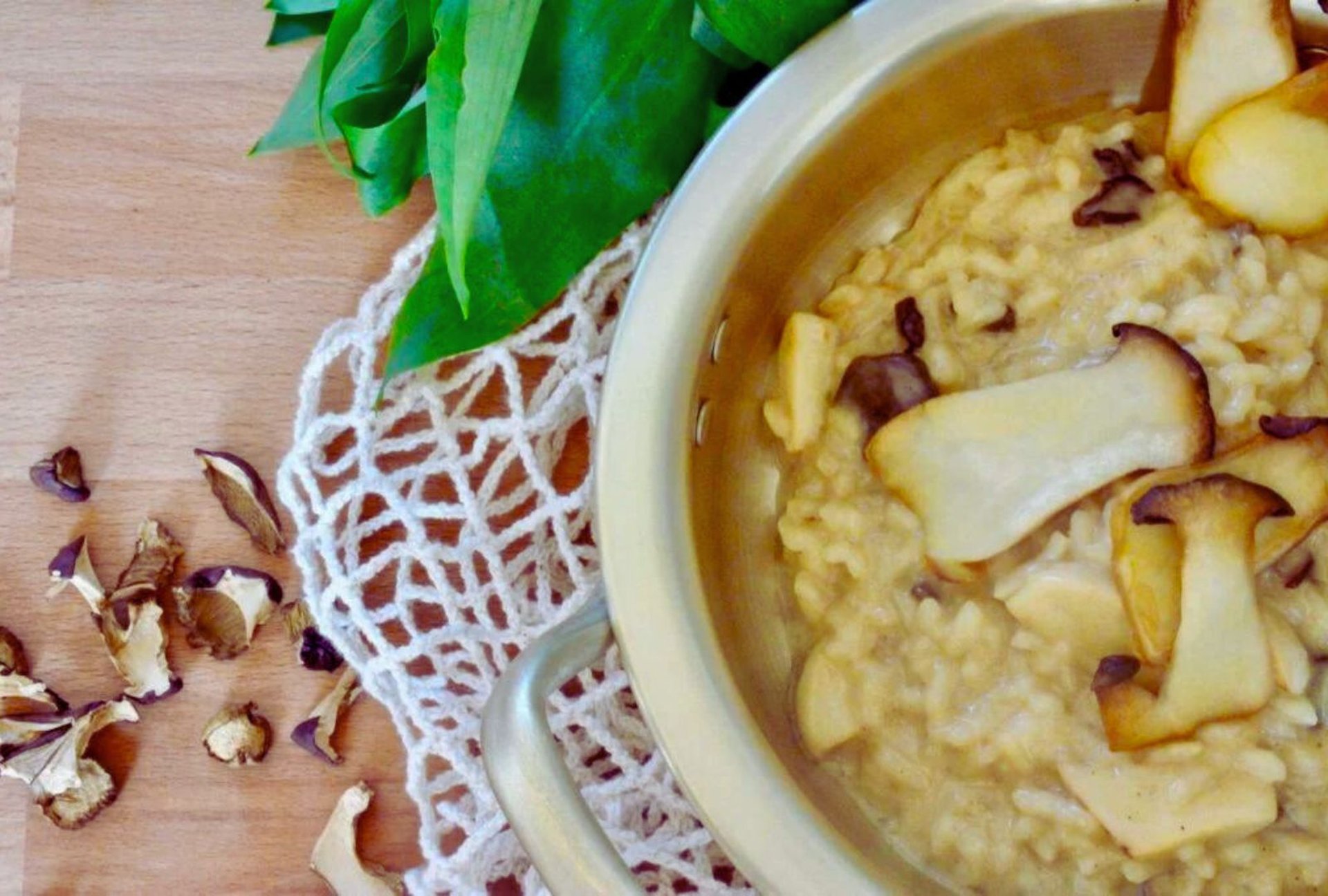 Risotto mit Seitlingen