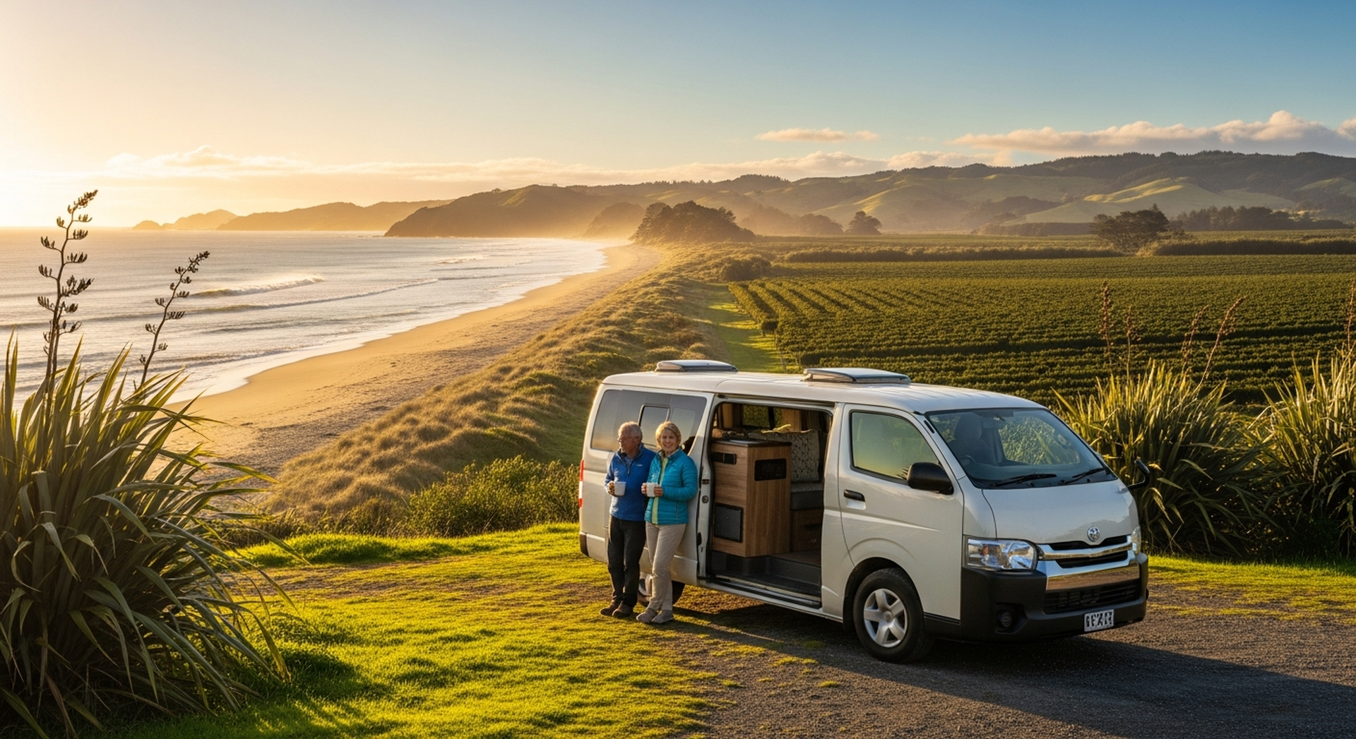 Campervan near Rotorua – Campervan hire for Bay of Plenty.
