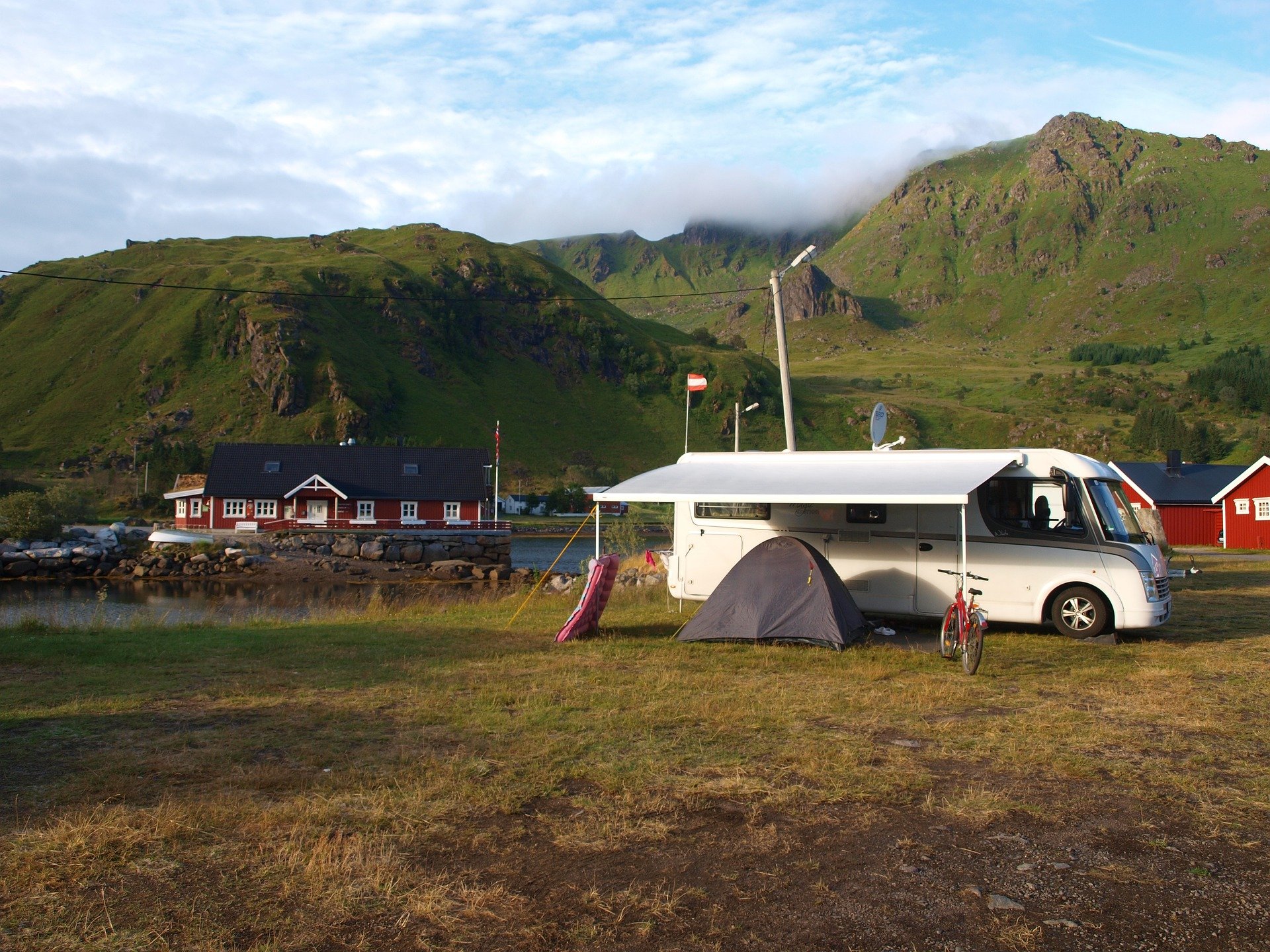 Wohnmobil auf Lofoten Rundreise