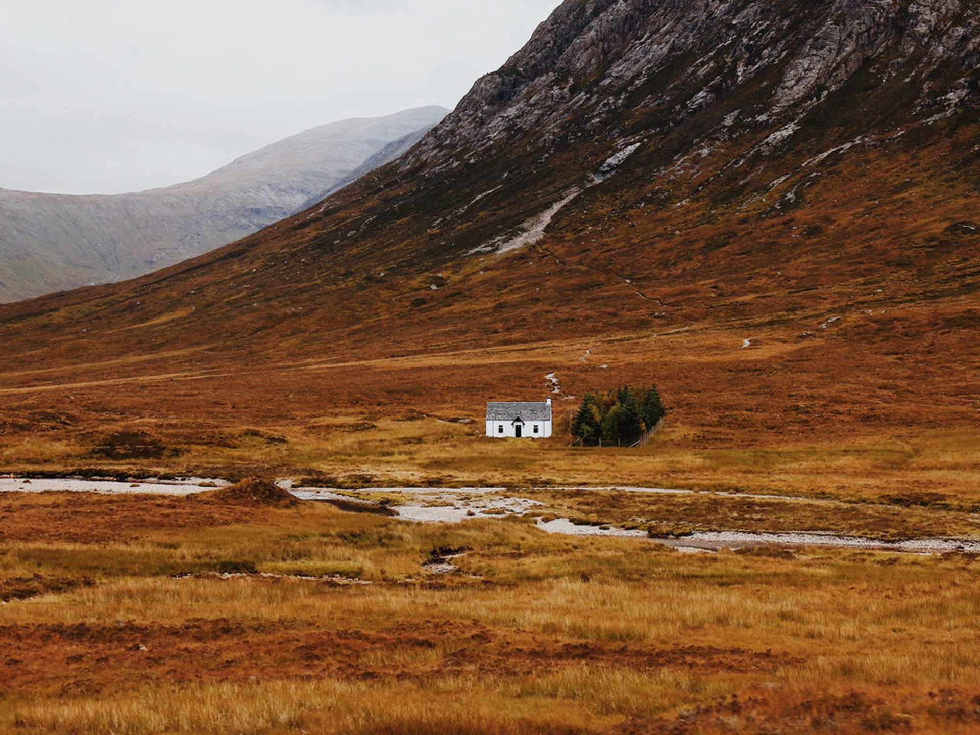 Drehorte in Europa Harry Potter Highlands kleines Haus Berge