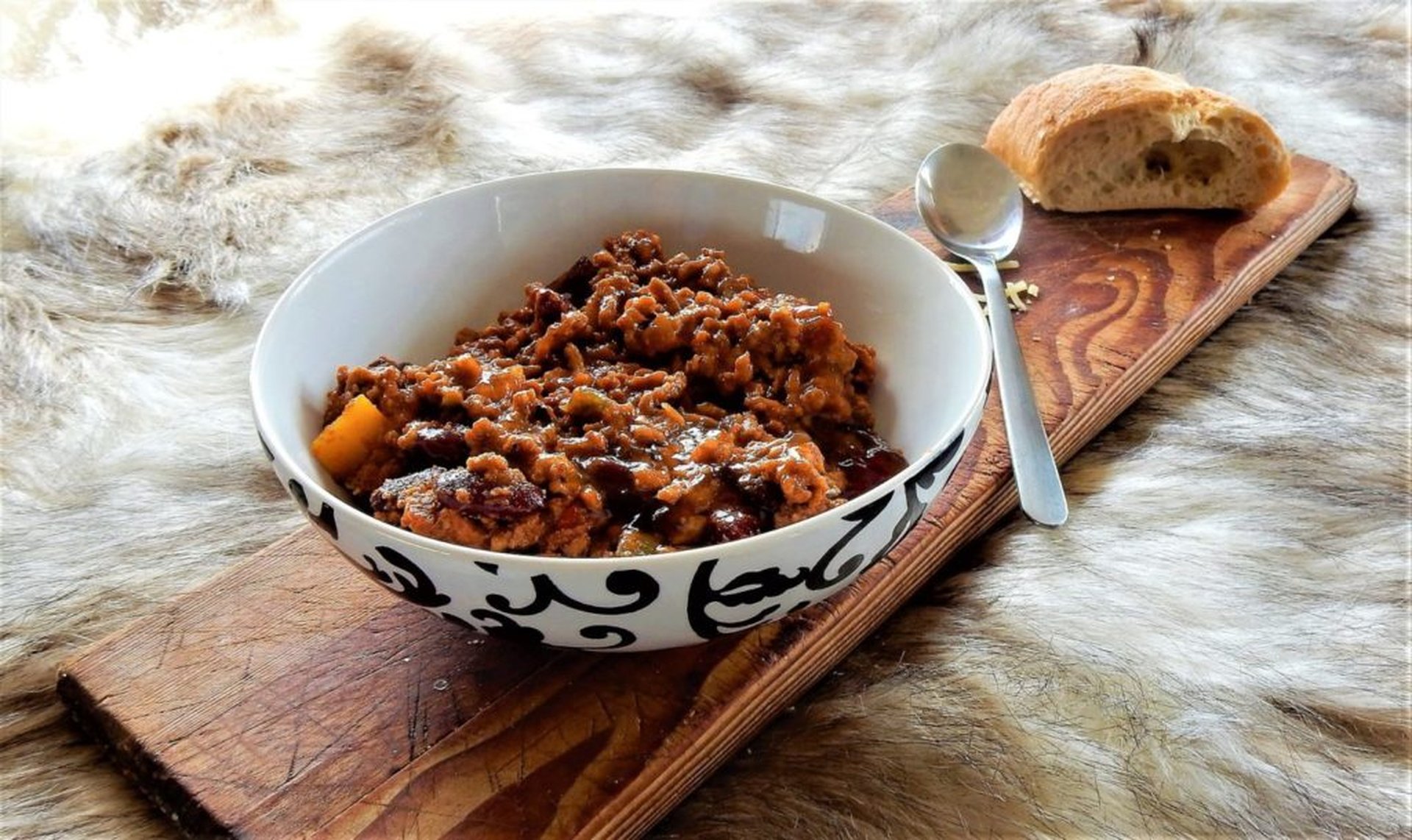 10. Chili met rijst – het vurige recept van onze campingrecepten - 10. Chili mit Reis e 1024x609