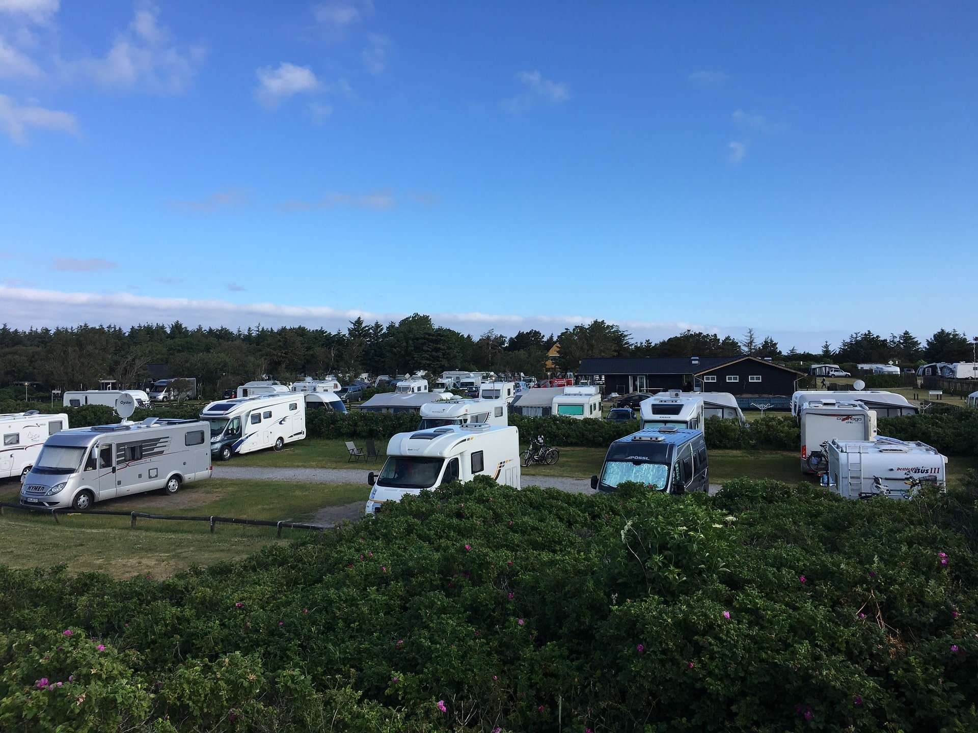 Wohnmobilstellplatz an der Ostsee