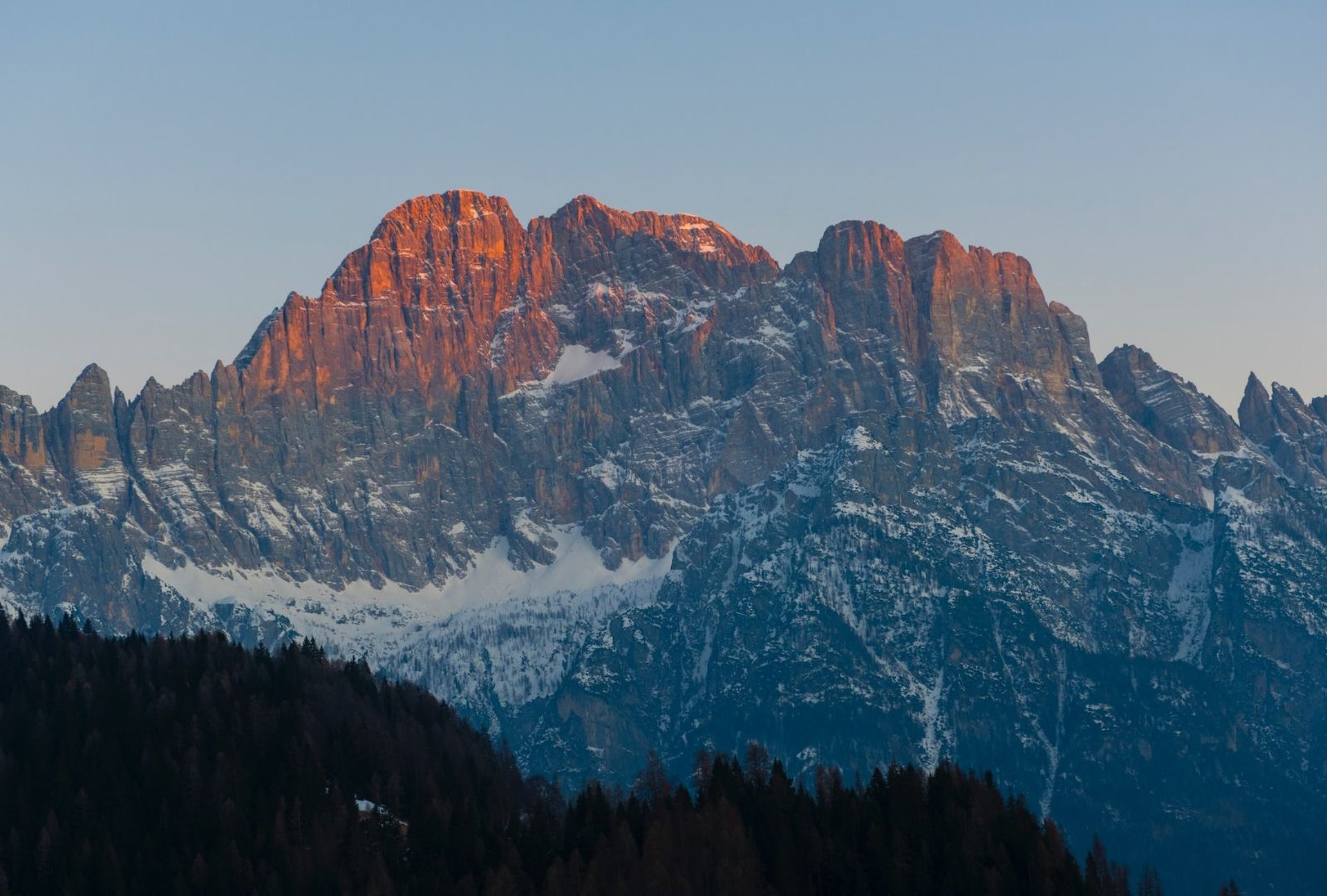 Sonnenuntergang Berge Alpen