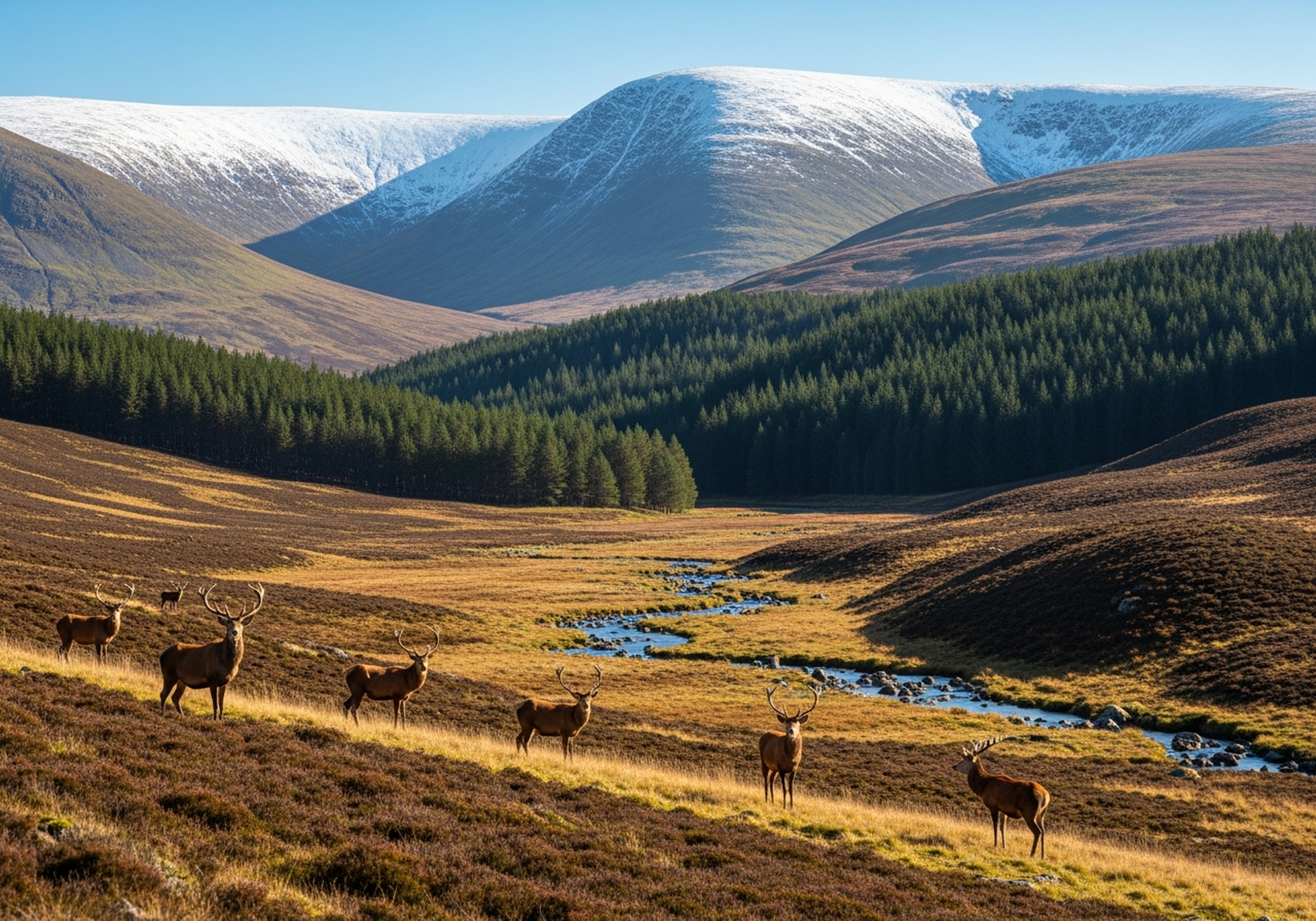Cairngorms — popular destination for campervan travellers