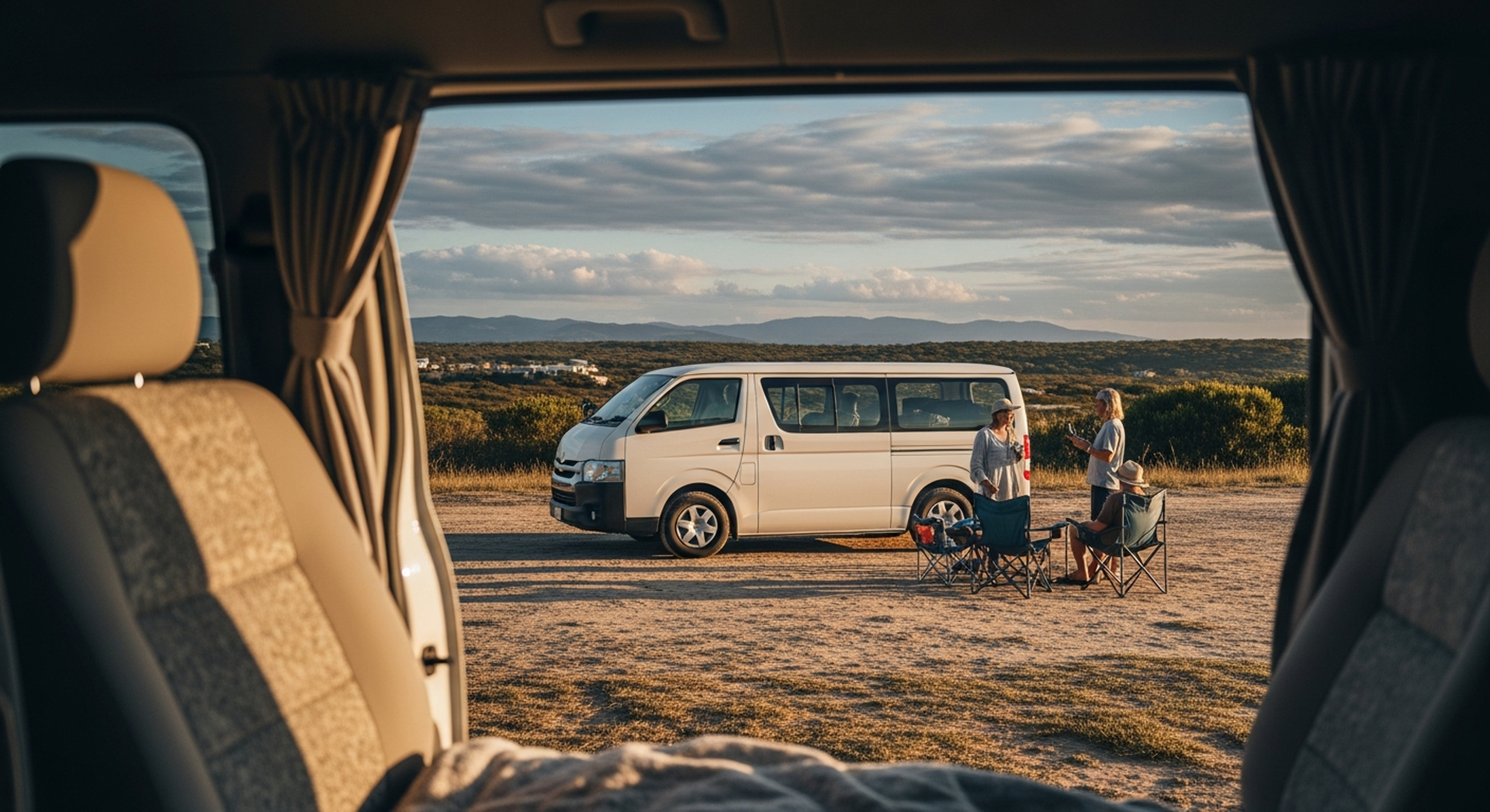 Picking up a campervan locally - camping near gold coast
