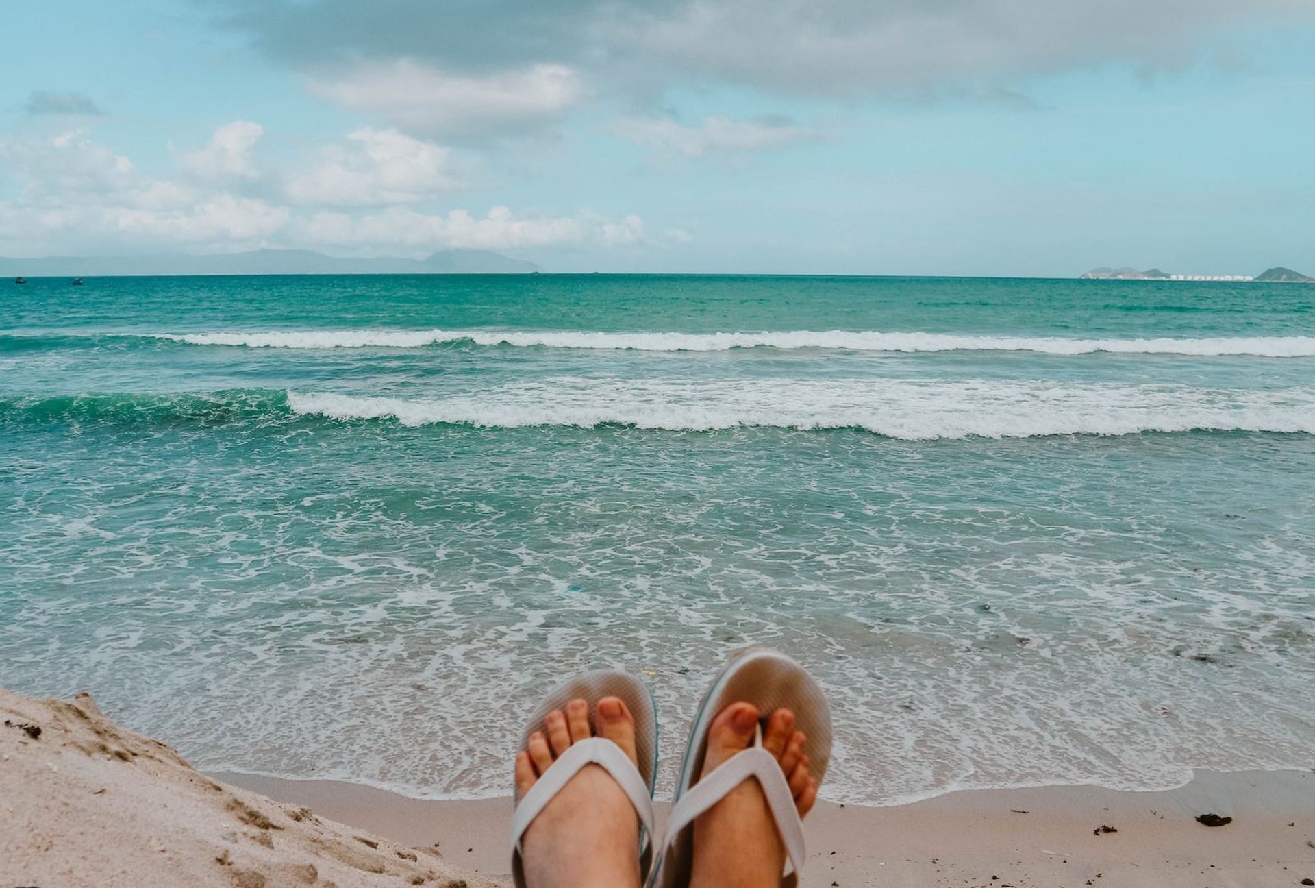 Flip Flops Meer Sommerurlaub