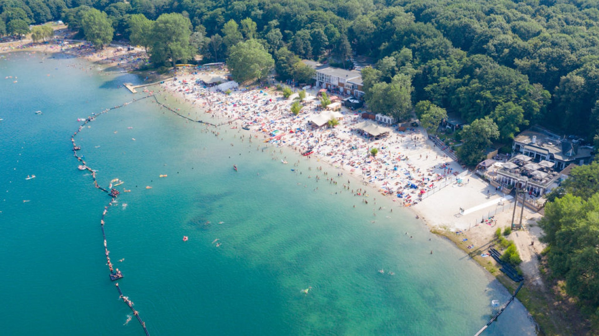 Blackfoot Beach am Fühlinger See in der Nähe von Köln