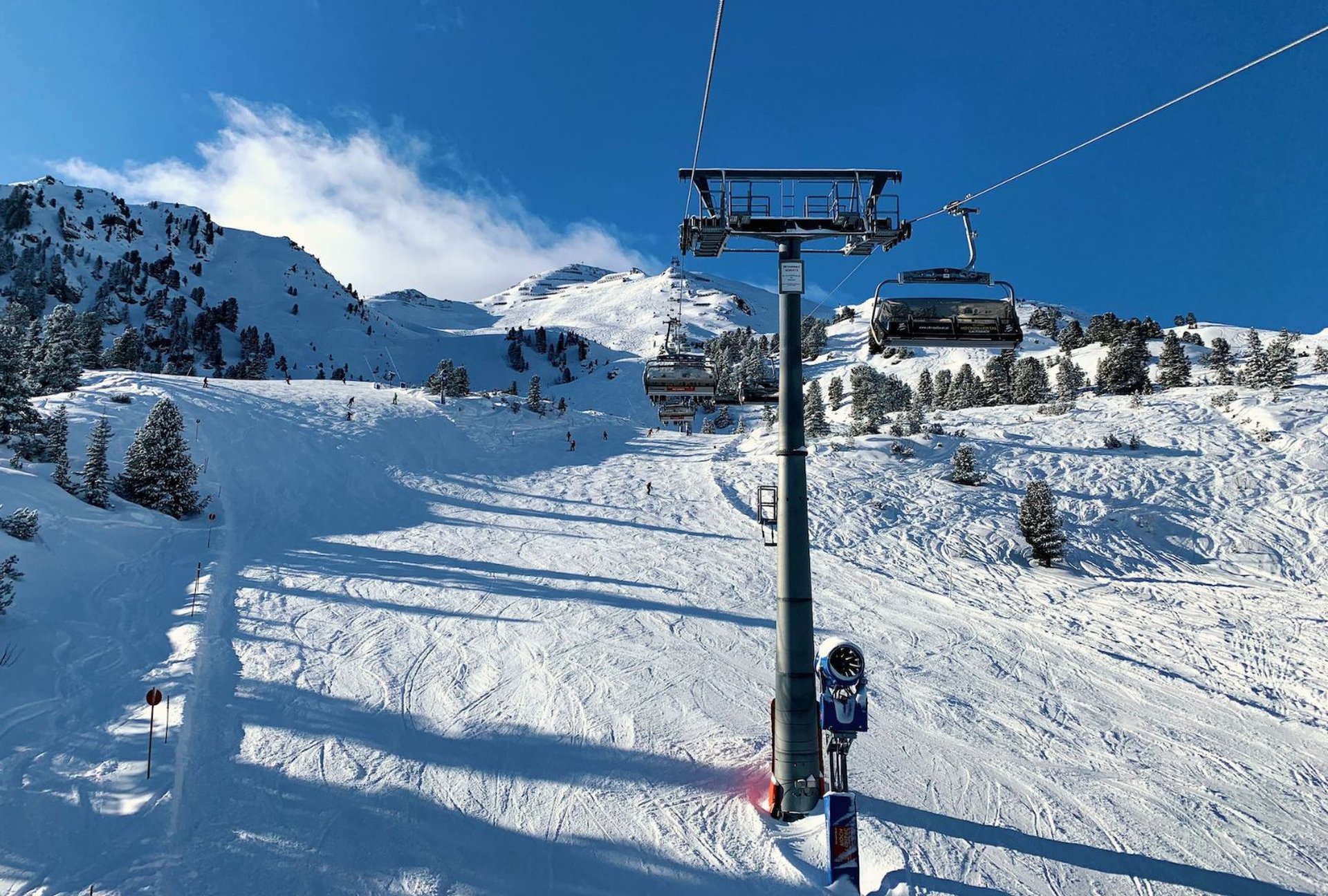 Zillertal Arena Sessellift Skilift Skifahren Skigebiet