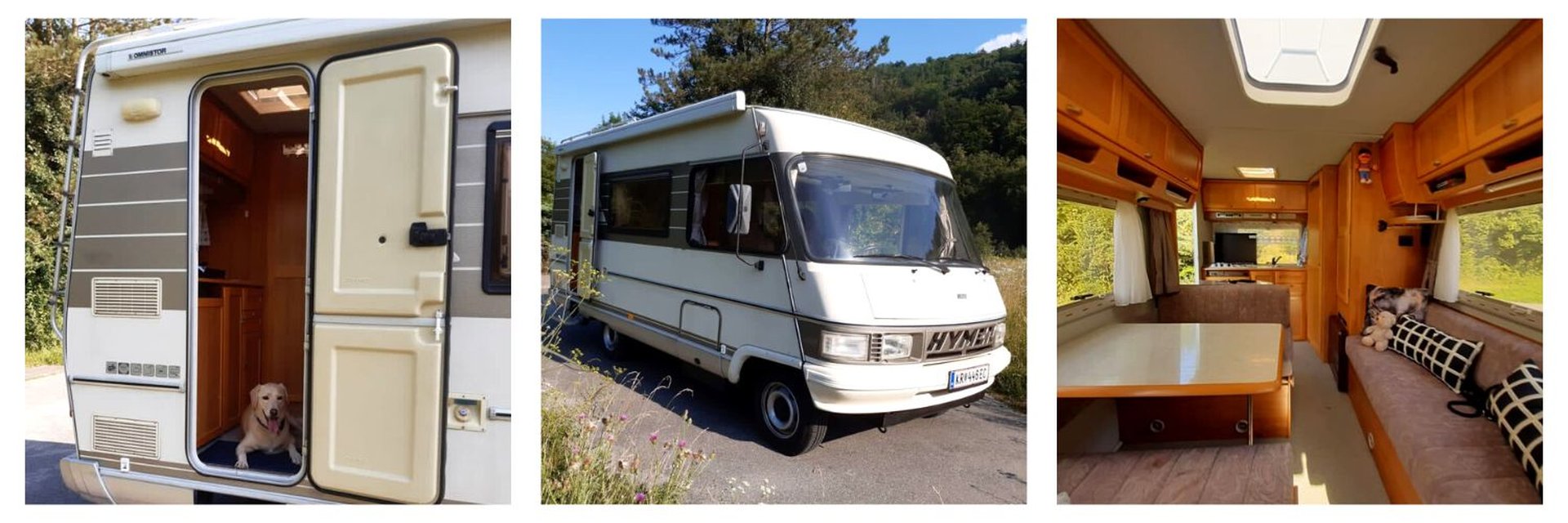 Retro-Wohnmobil Wintertauglich Winterurlaub