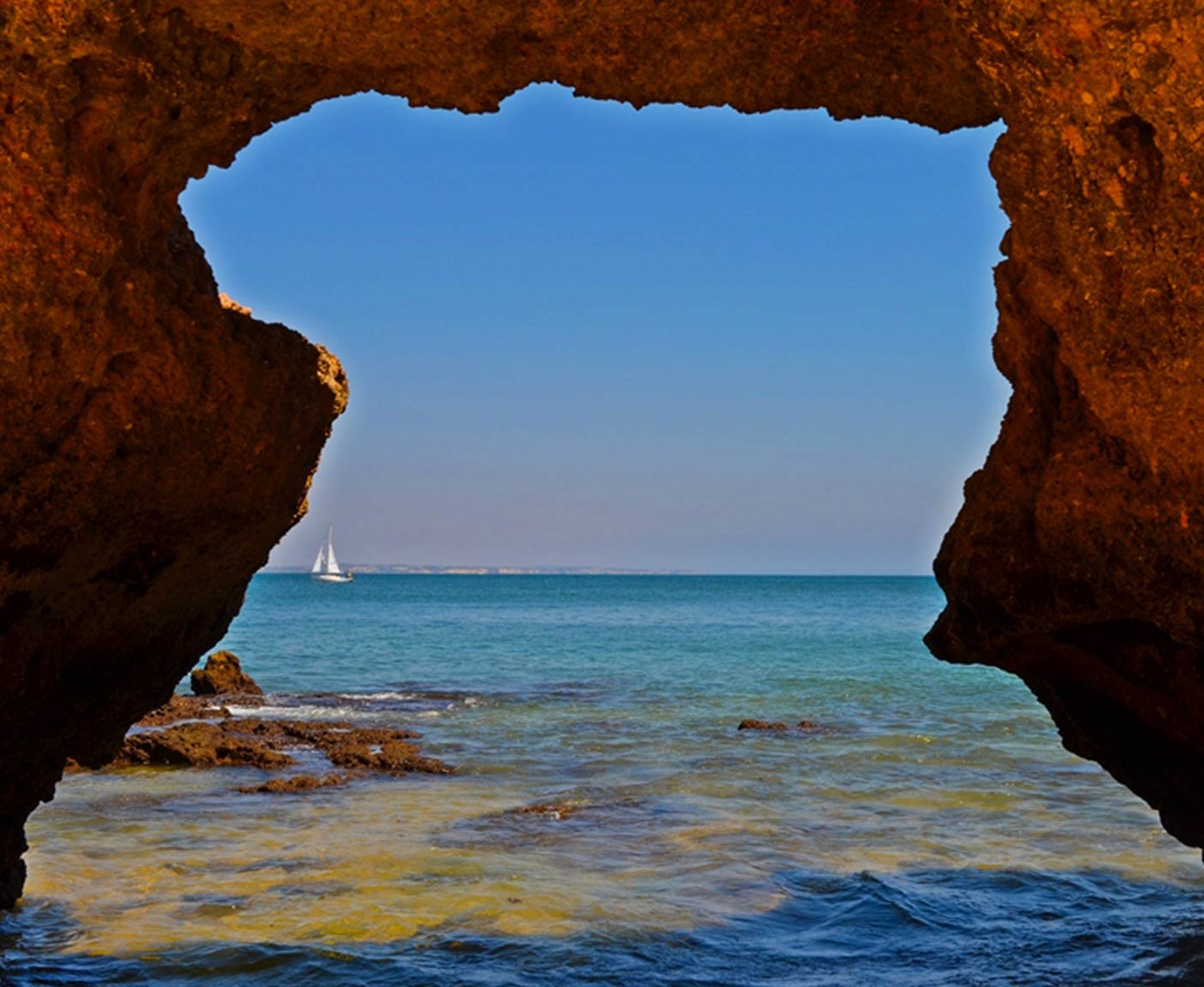 Praia do Camilo Algarve Portugal Reisefotografie Paulcamper