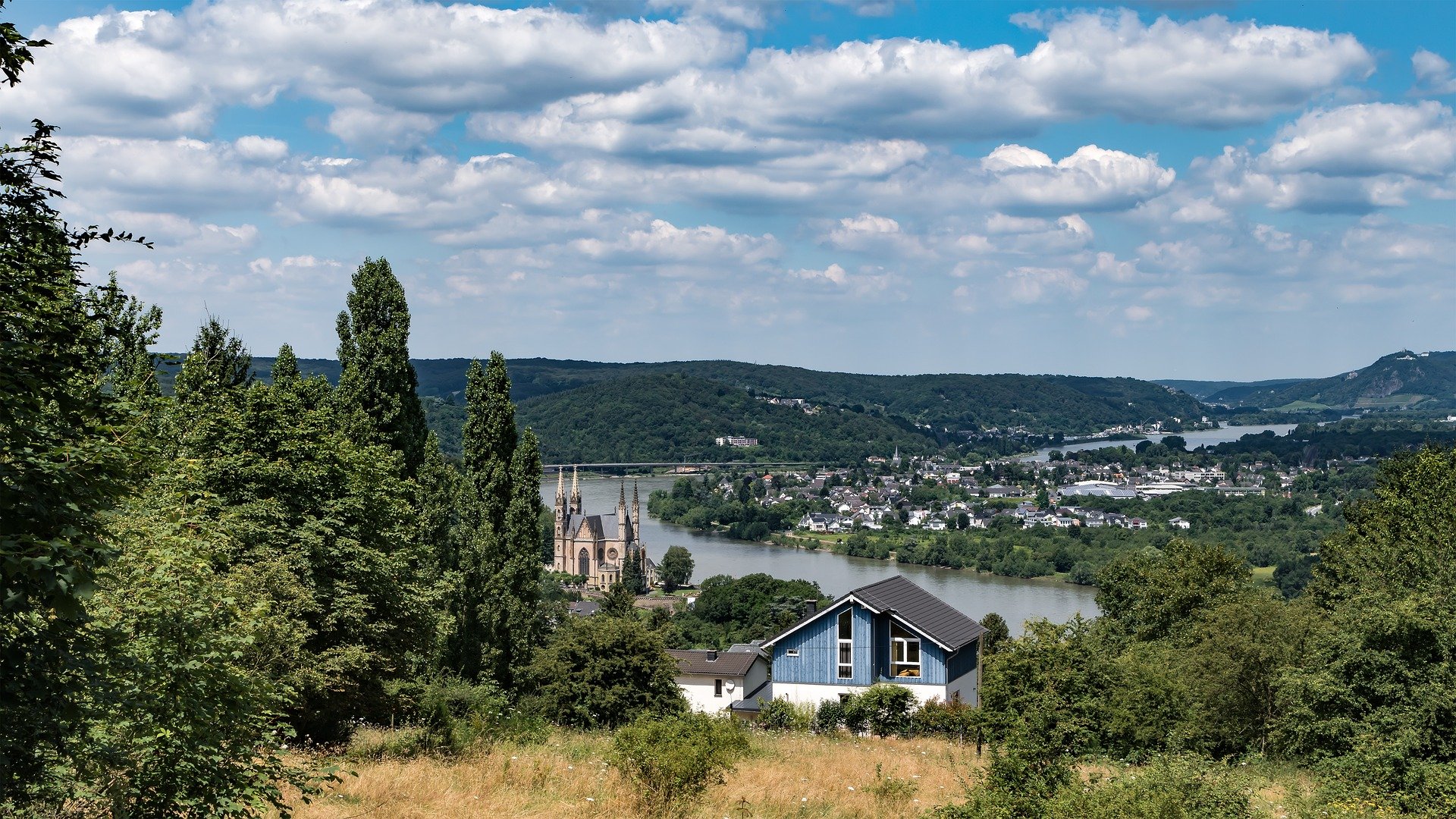 Campen in Remagen direkt am Wasser