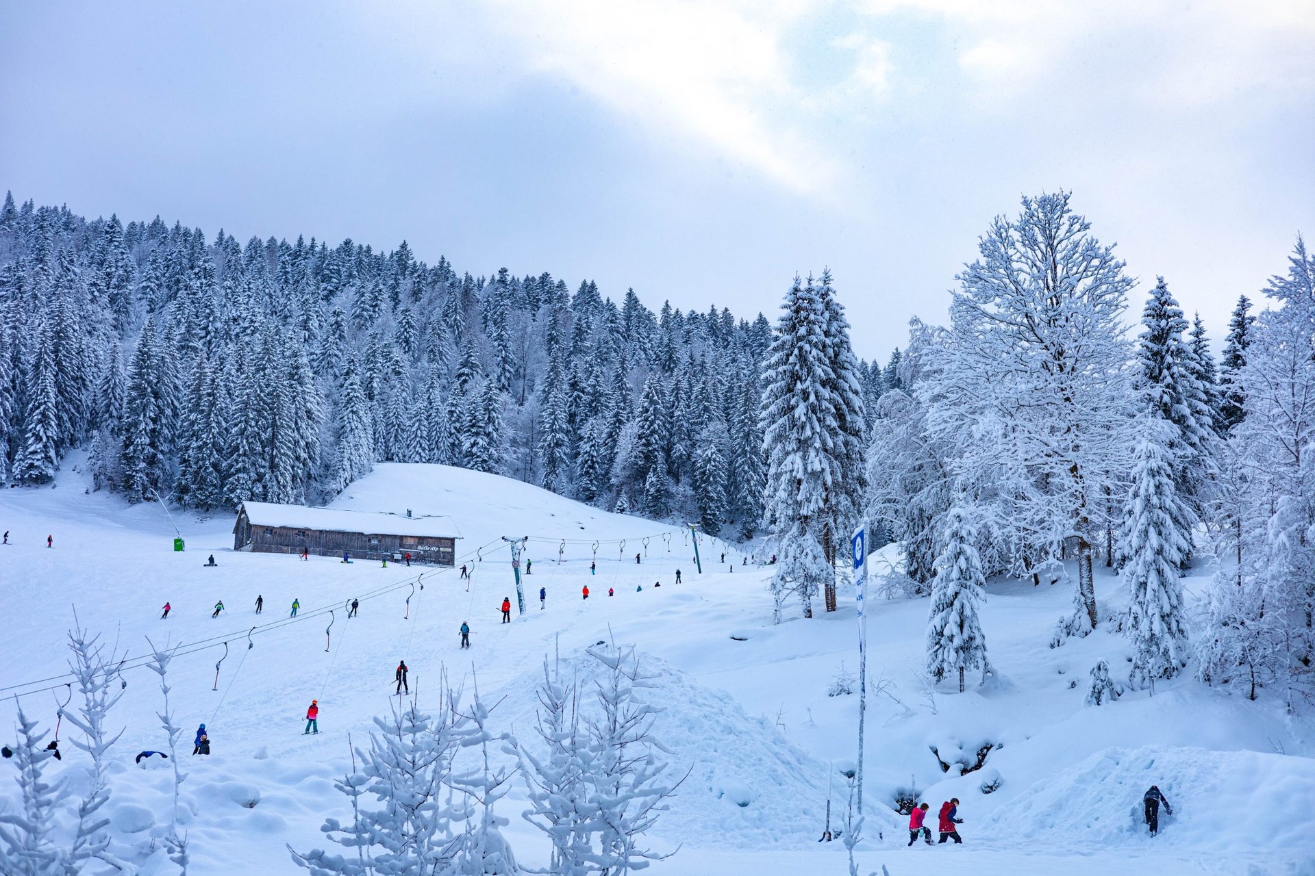 Skifahren im Allgäu