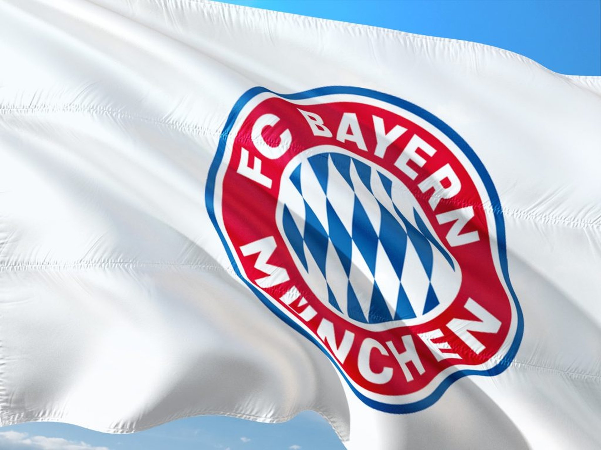 Bayern München Spieler Flagge Roadtrip