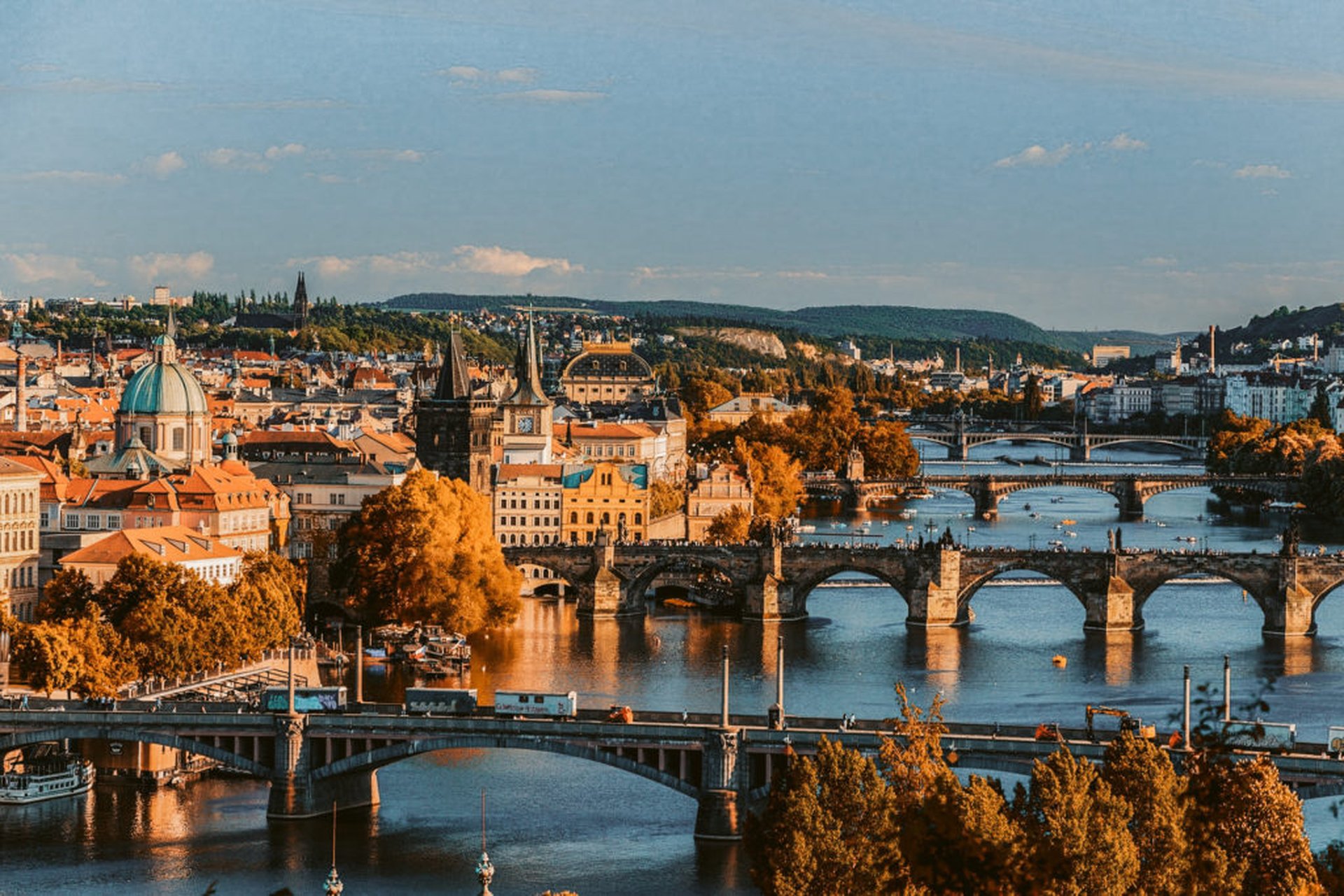 Prag Brücken Tschechien Kurztrip