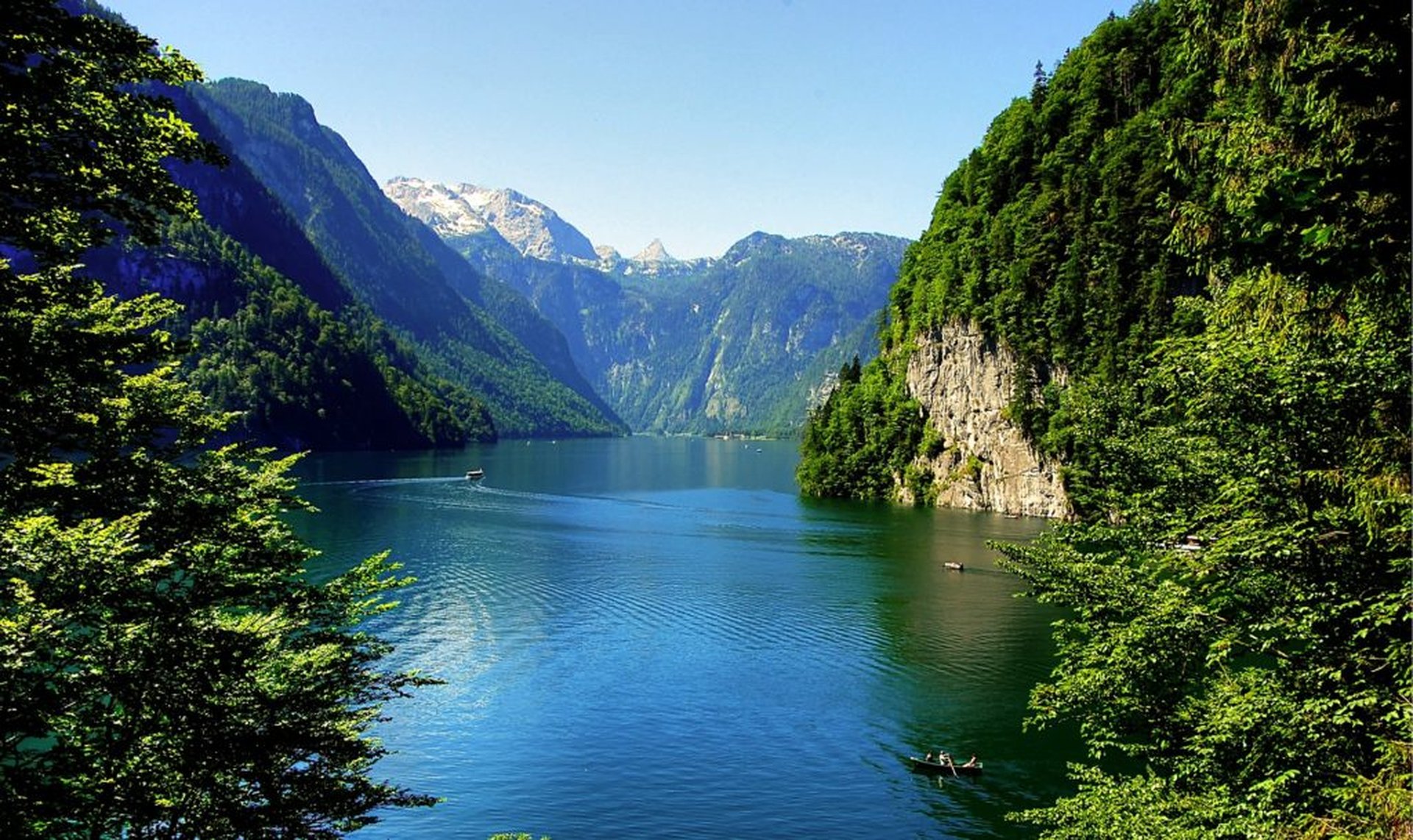 Königssee in Deutschland wie Norwegen