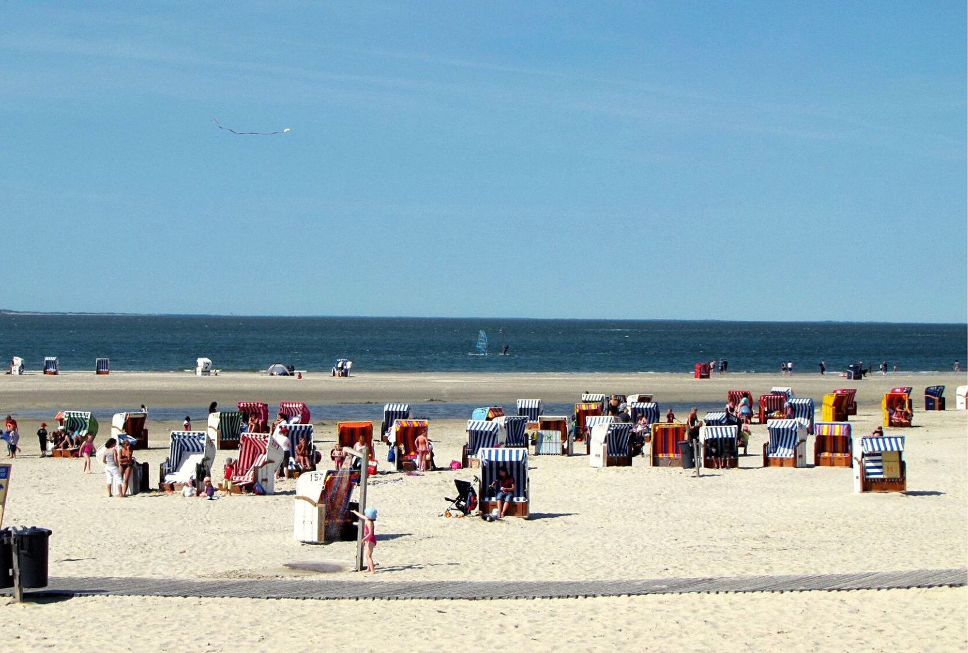 Amrum Strandkörbe Meer Sand