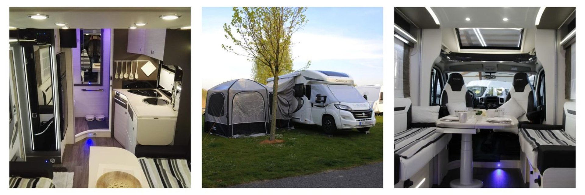 Teilintegriertes Wohnmobil mieten PaulCamper
