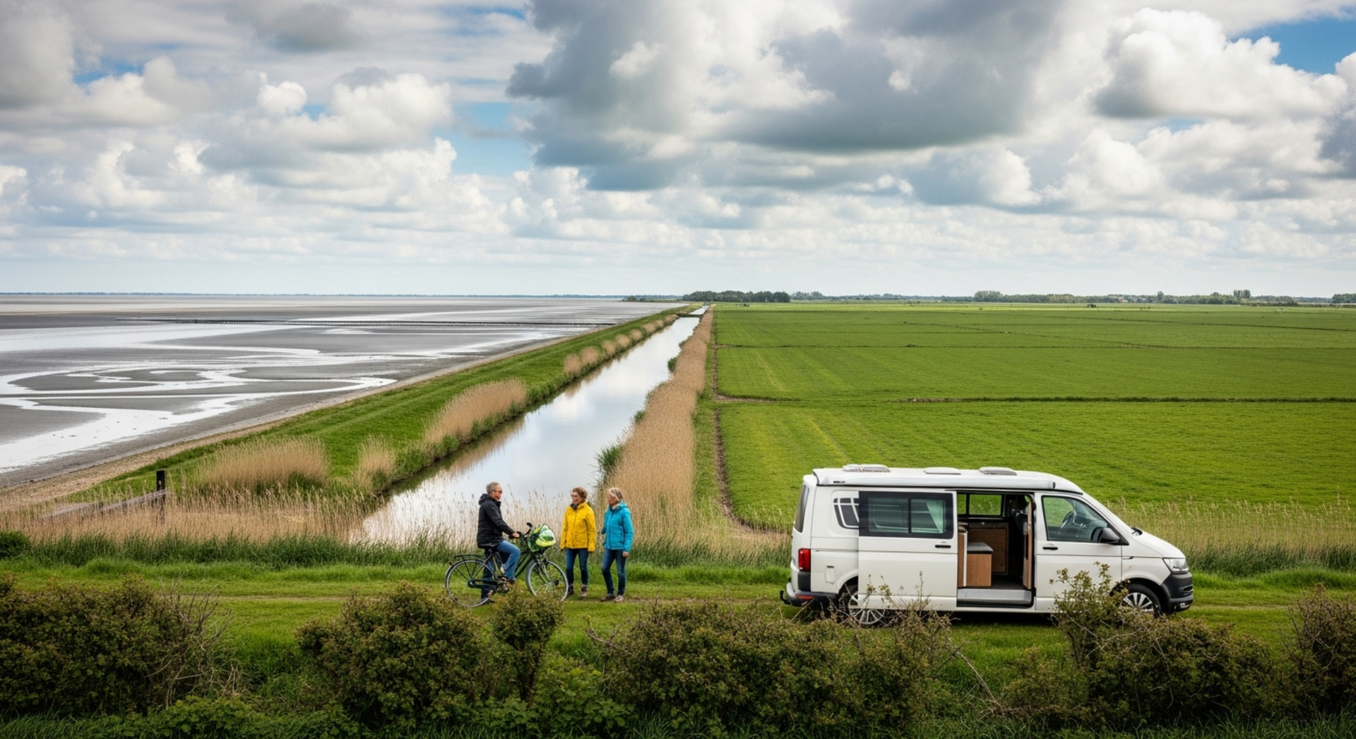 Camper bij Delfzijl – Camper huren voor Groningen
