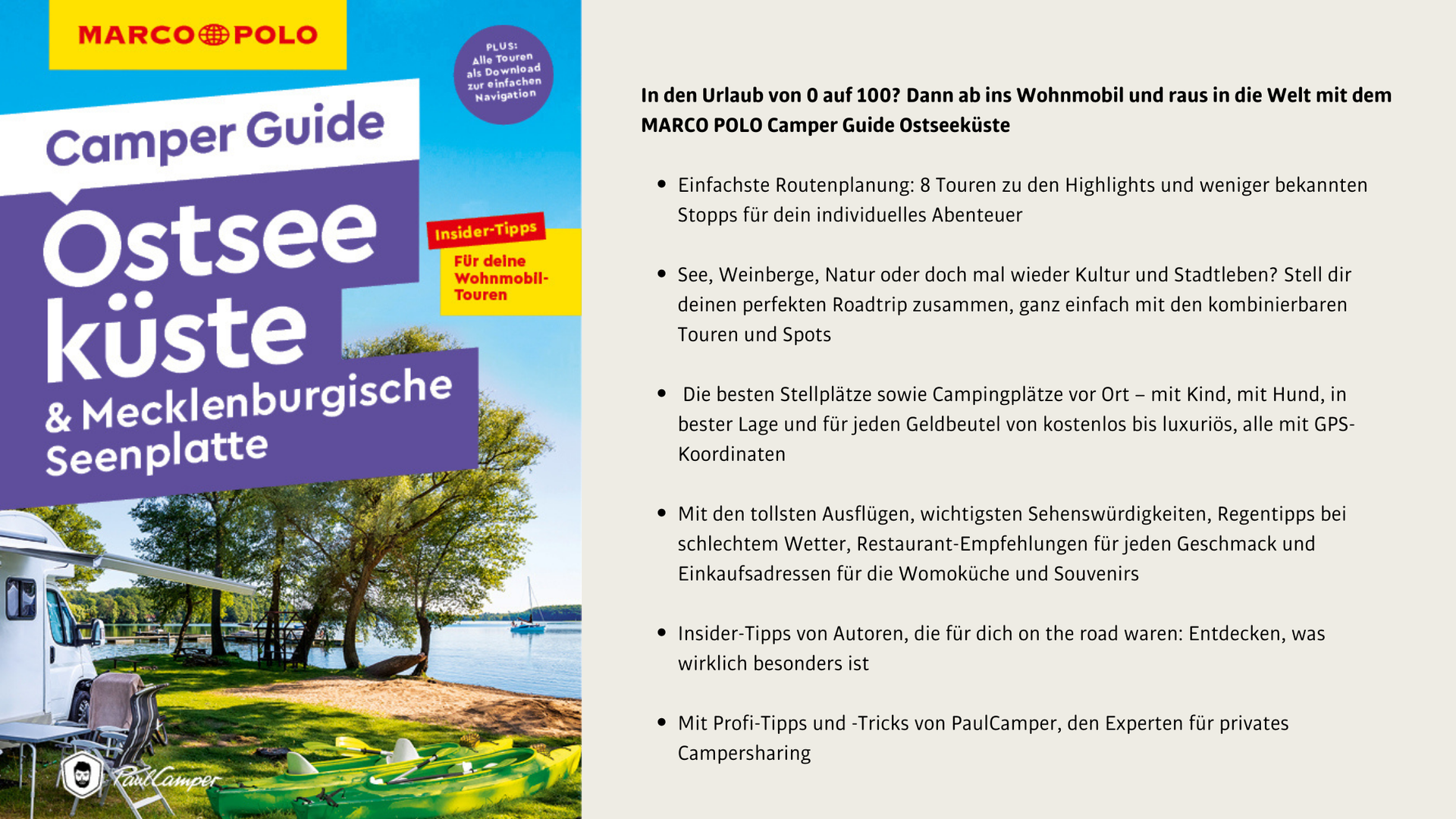 Miete einen Camper bei PaulCamper