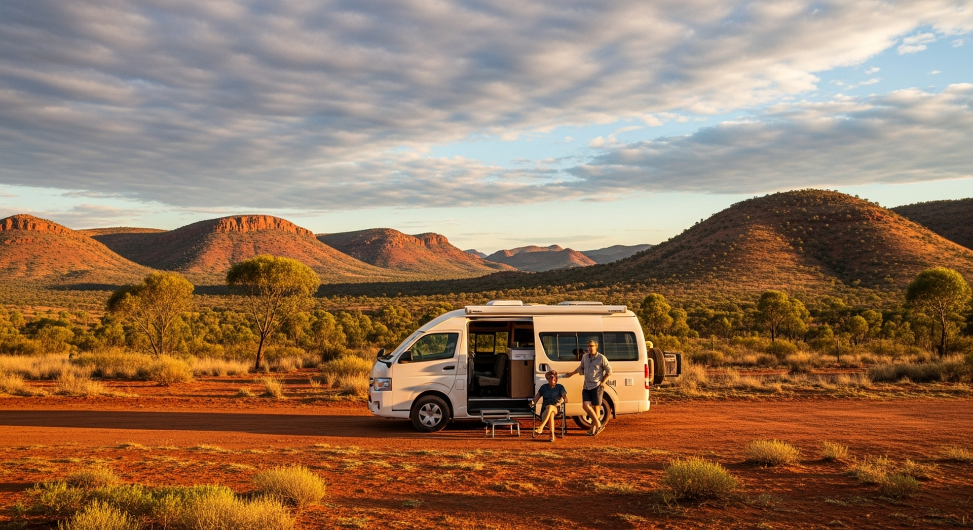 Campervan at short breaks close to adelaide, scenic camping.