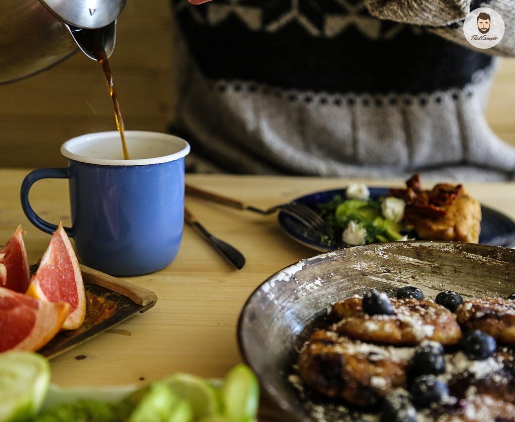 Camping Header: Das Camper Powerfrühstück