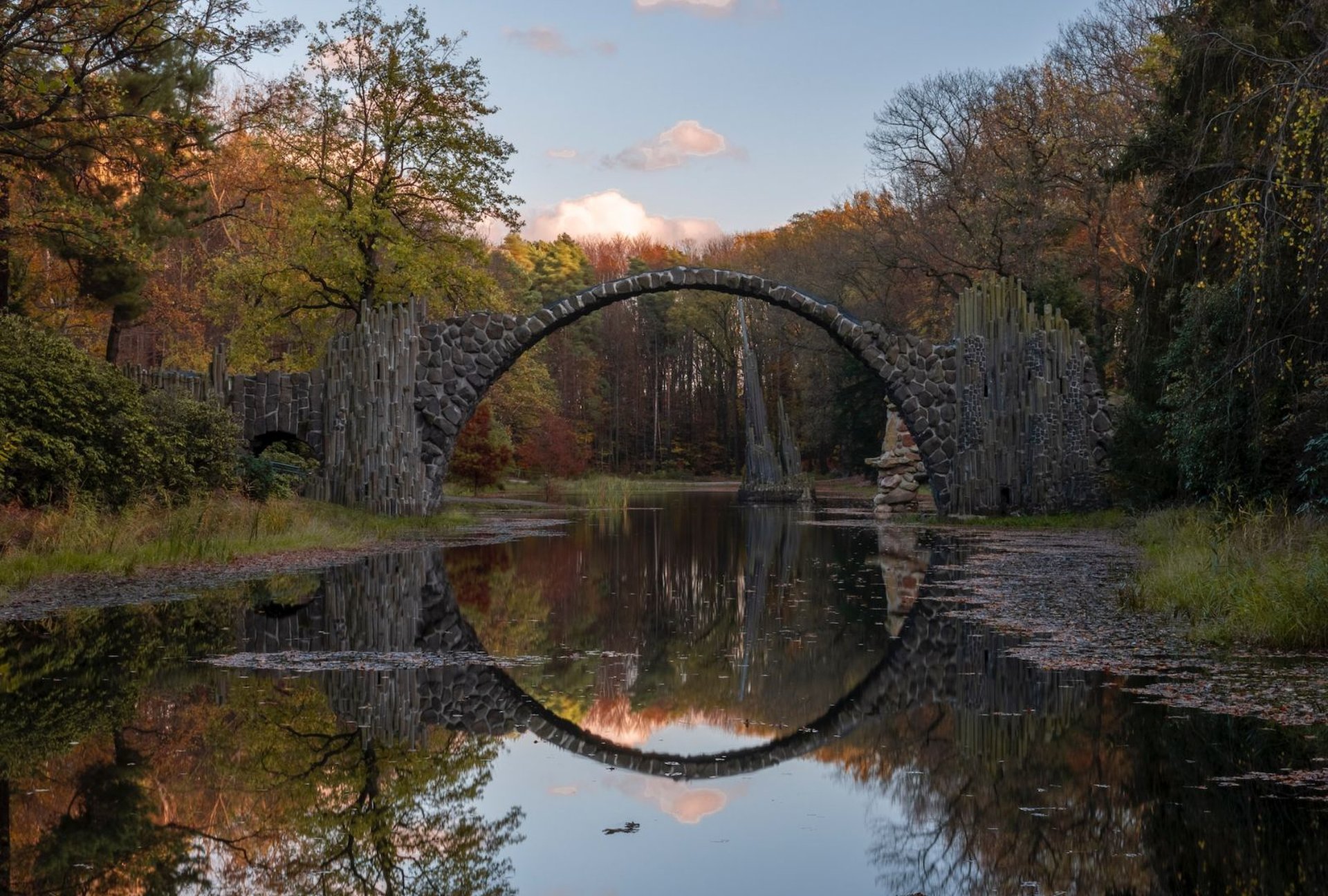 Rakotzbrücke Teufelsbrücke Kromlau