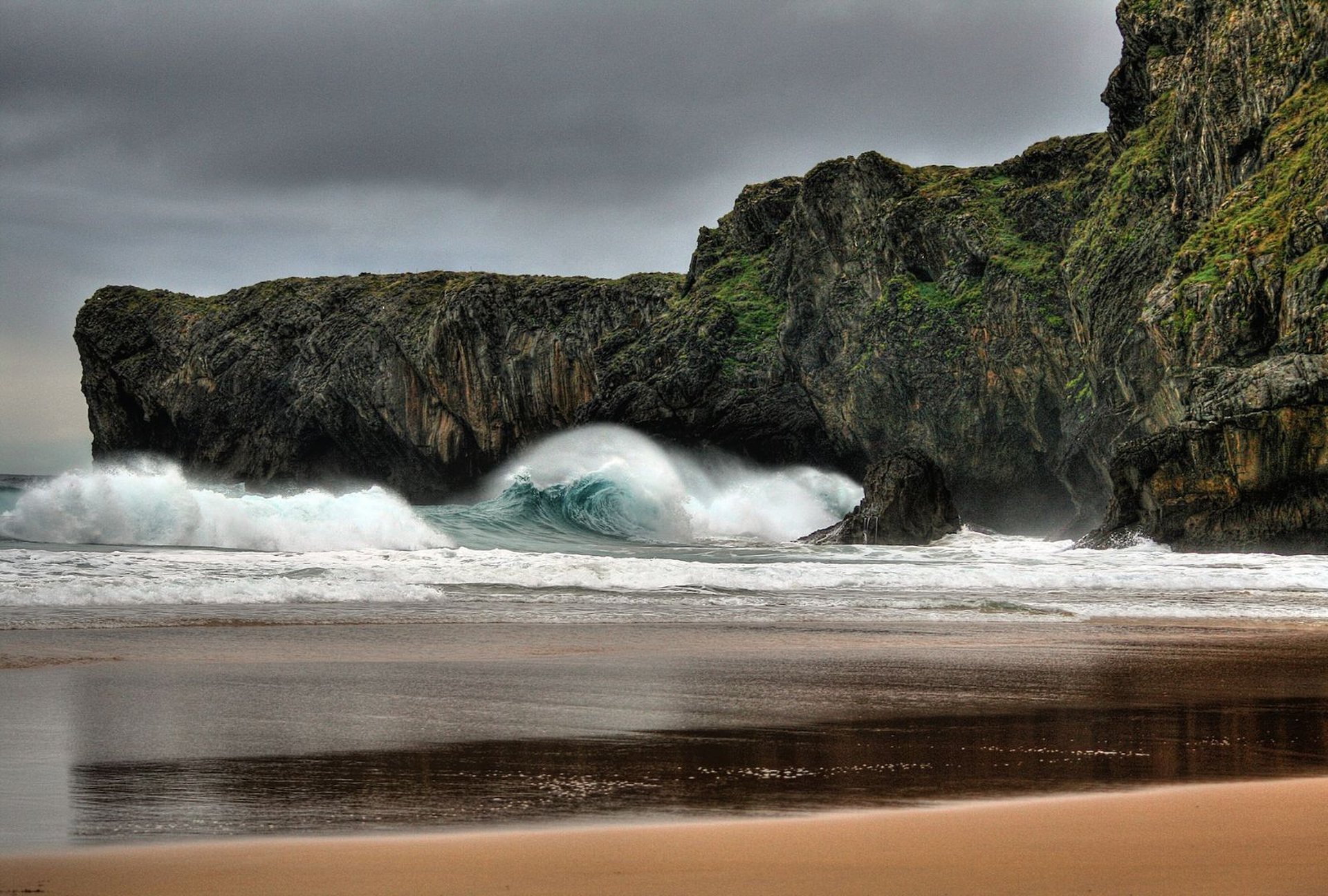 Camino Portugués Meer Strand Wellen