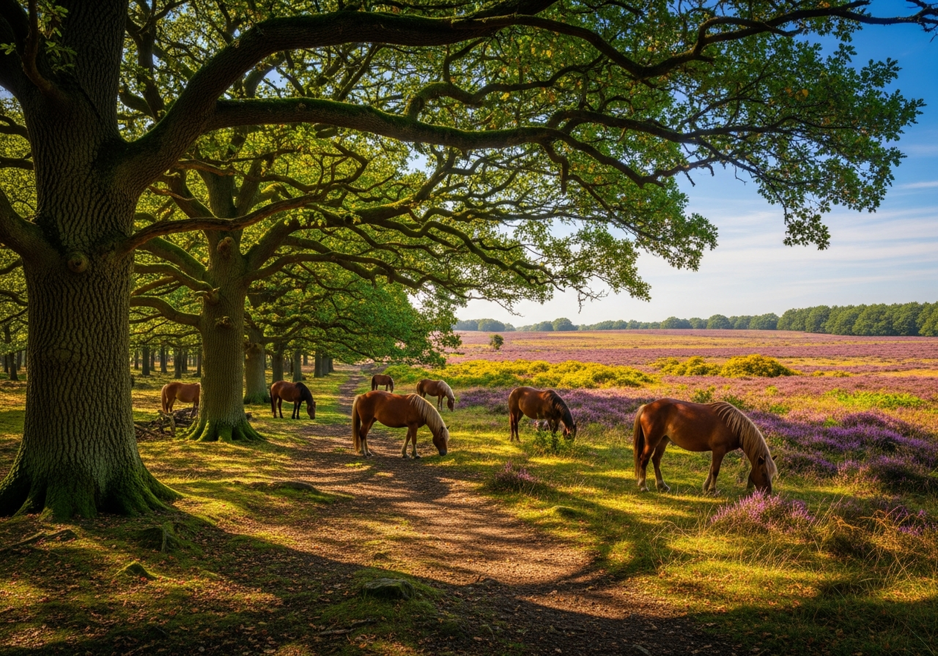 New Forest — popular destination for campervan travellers