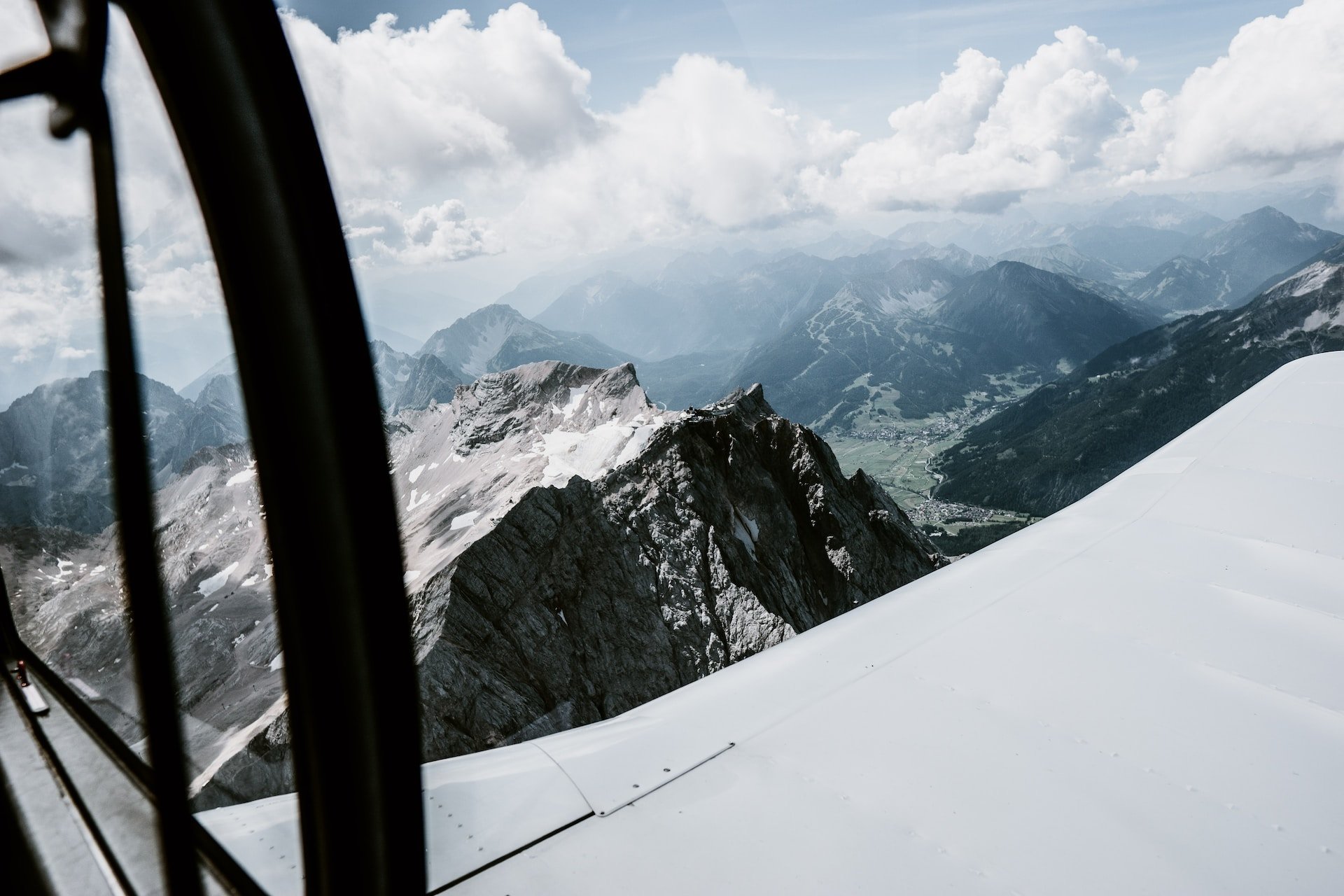 Berge Alpen Flugzeug