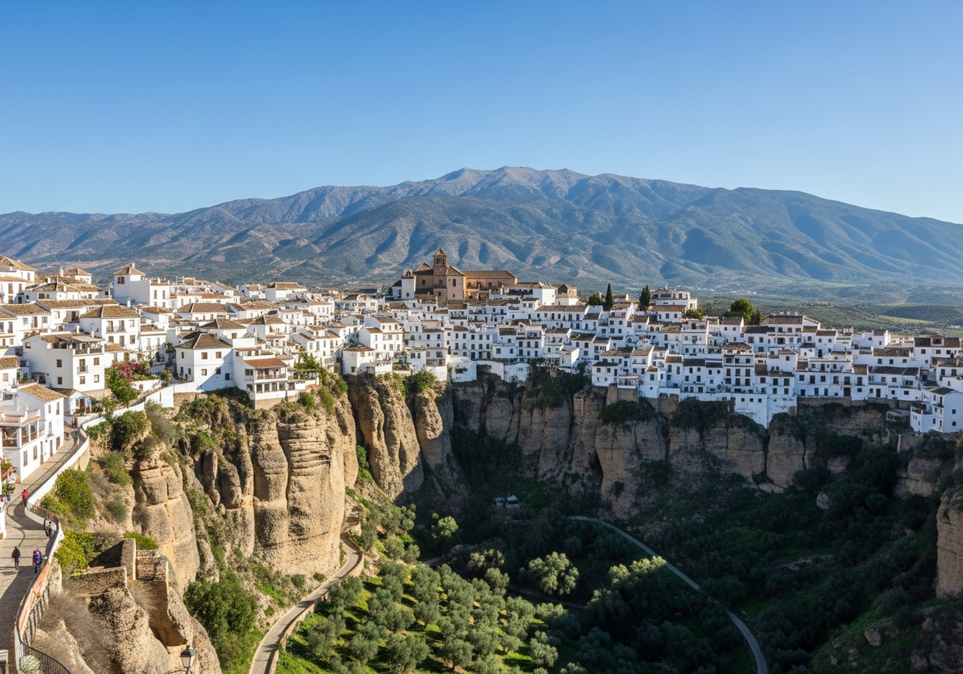 Pueblos Blancos — destino popular para arrendatarios de vehículos caravaning