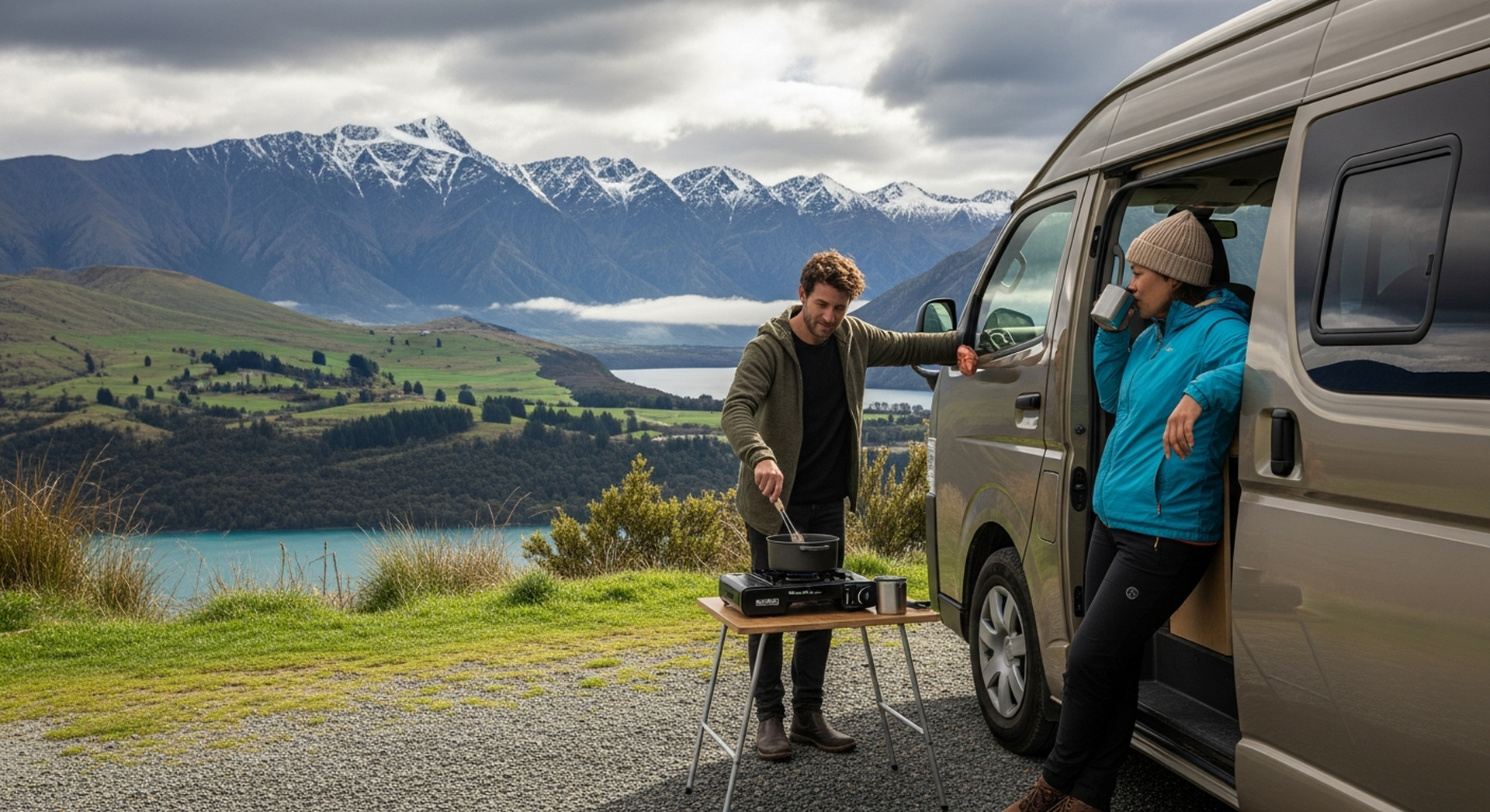 Freedom camping spots you can reach before lunch - short trips from queenstown
