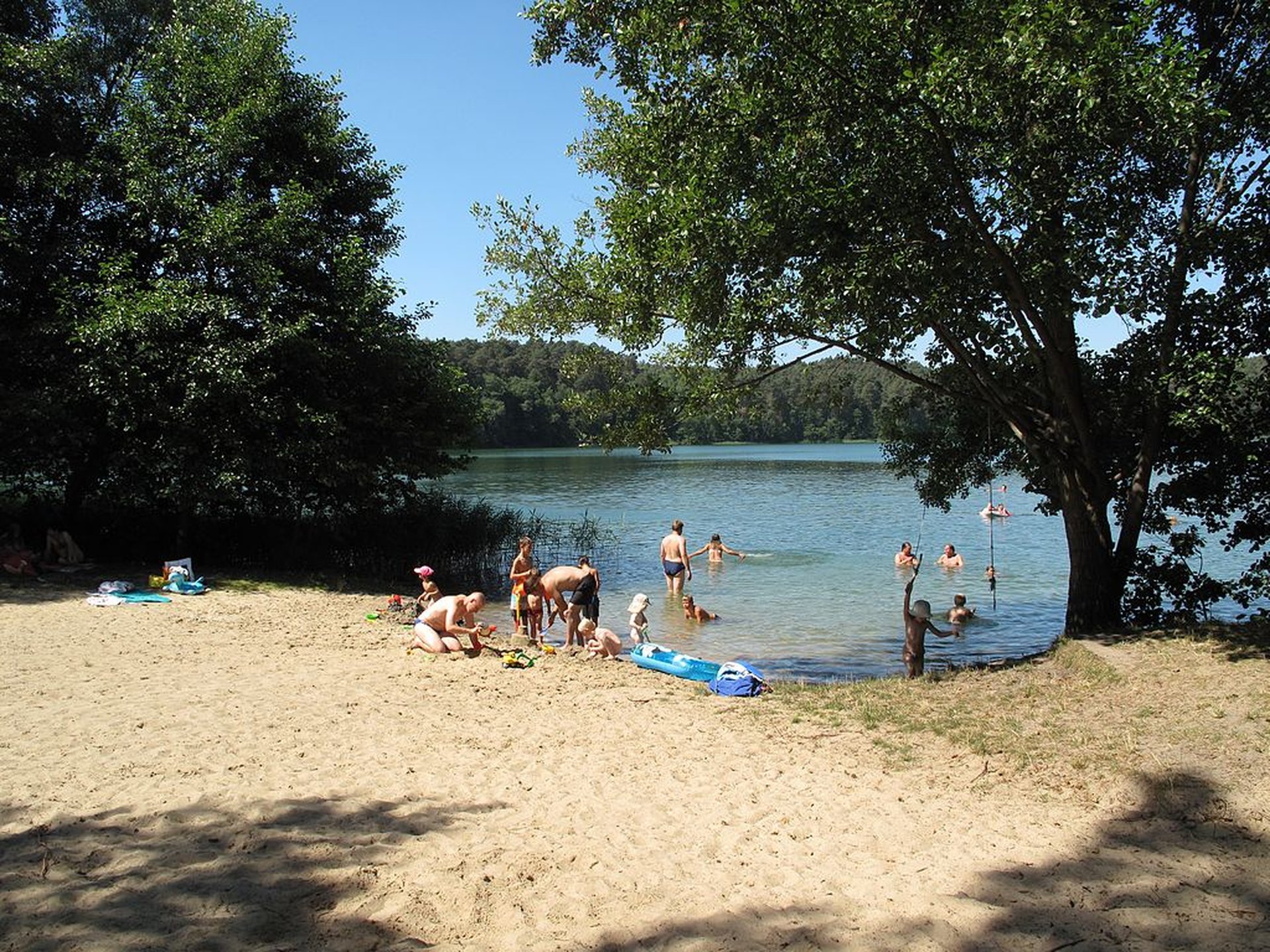 Camping am Springsee in Brandenburg