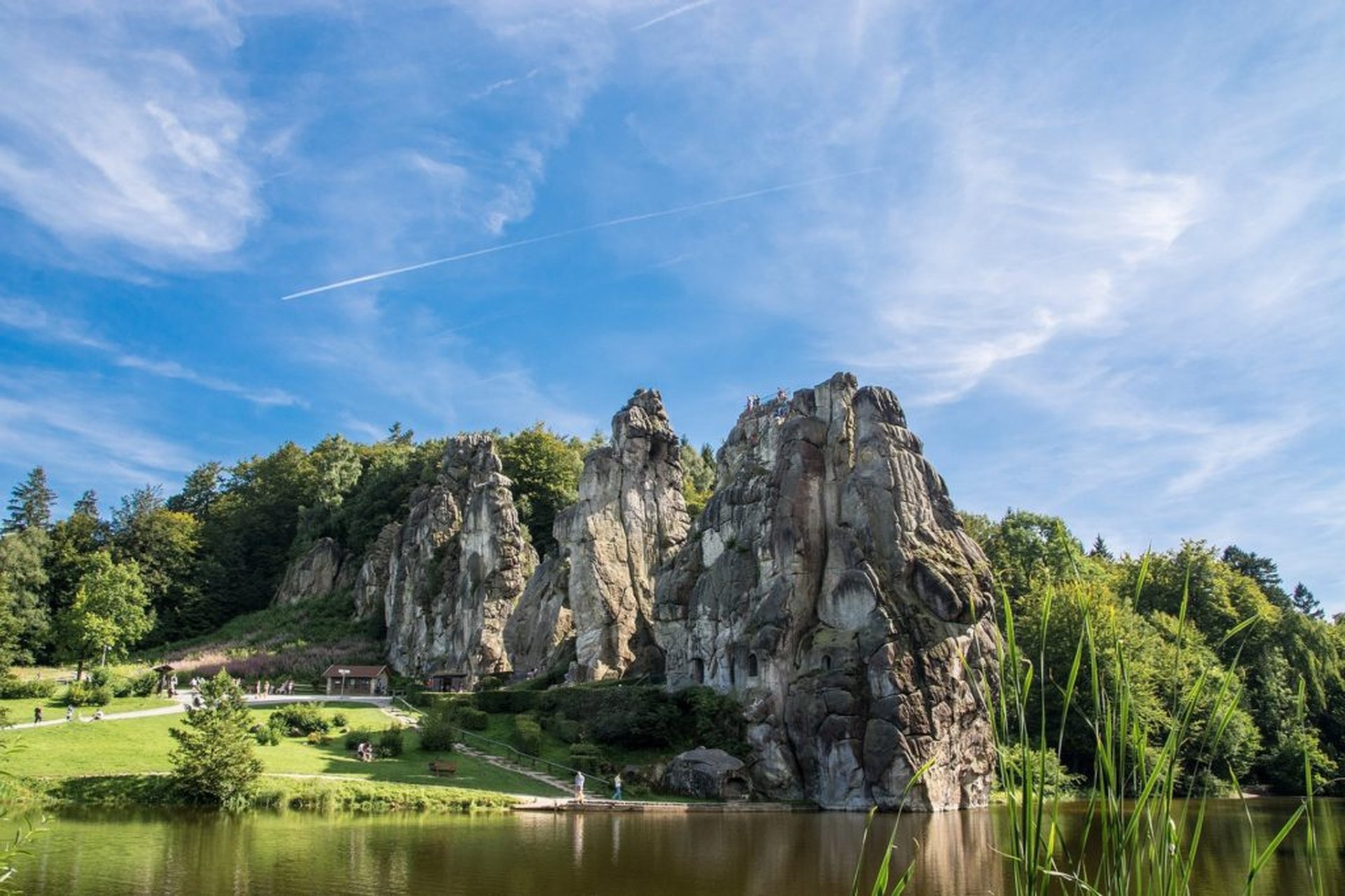 Externsteine außergewöhnliche Orte Deutschland