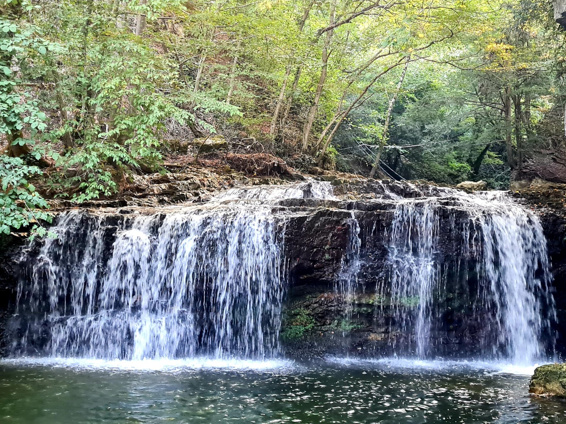 waterval Cascata di Ferrera Tessin
