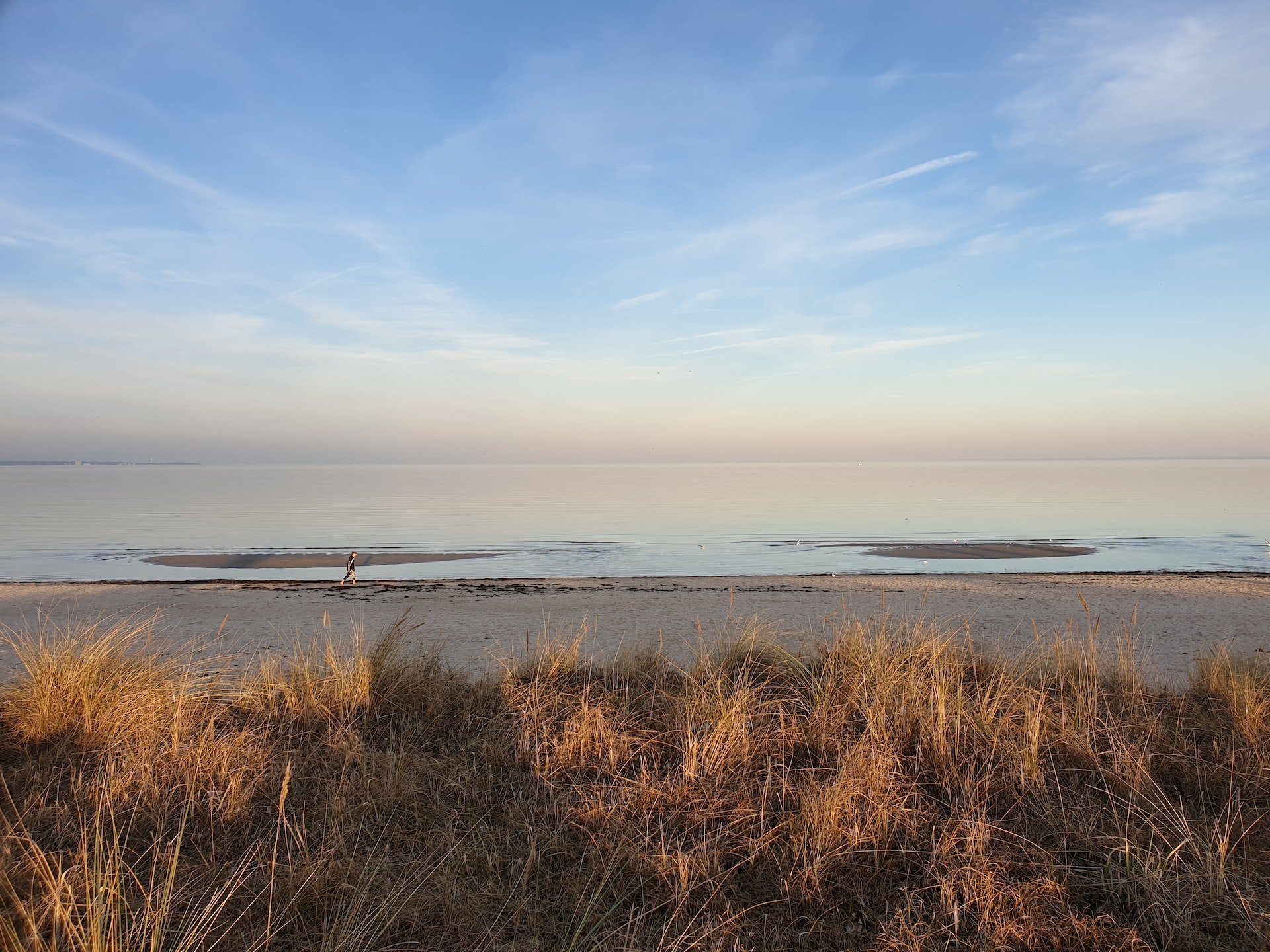 Campingurlaub Ostsee Deutschland Küste Meer Sonnenuntergang