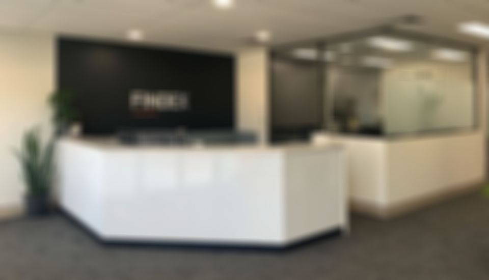 Photo of the Findex Bathurst reception area