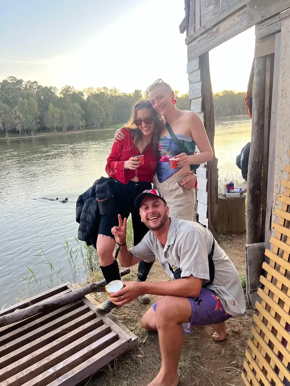 Tash, Rose and Nick at Strawberry Fields 2024