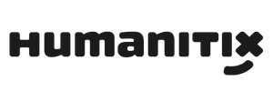 Humanitix logo in onyx