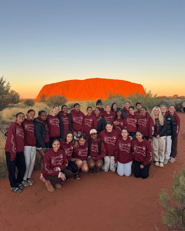 Yalari Indigenous scholars at Uluru