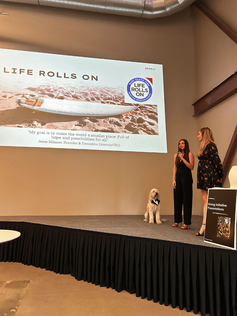 Avery and Kierstin presenting on US Impact Day 2024