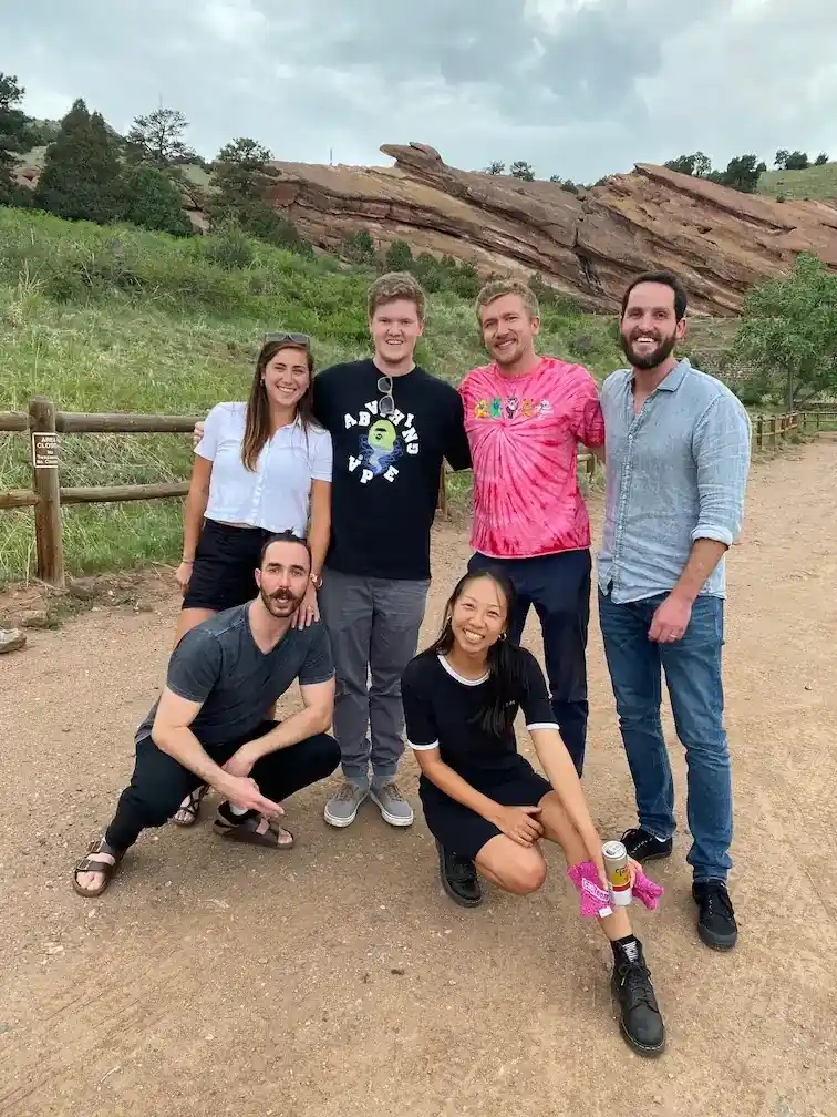 Team at Red Rocks Denver